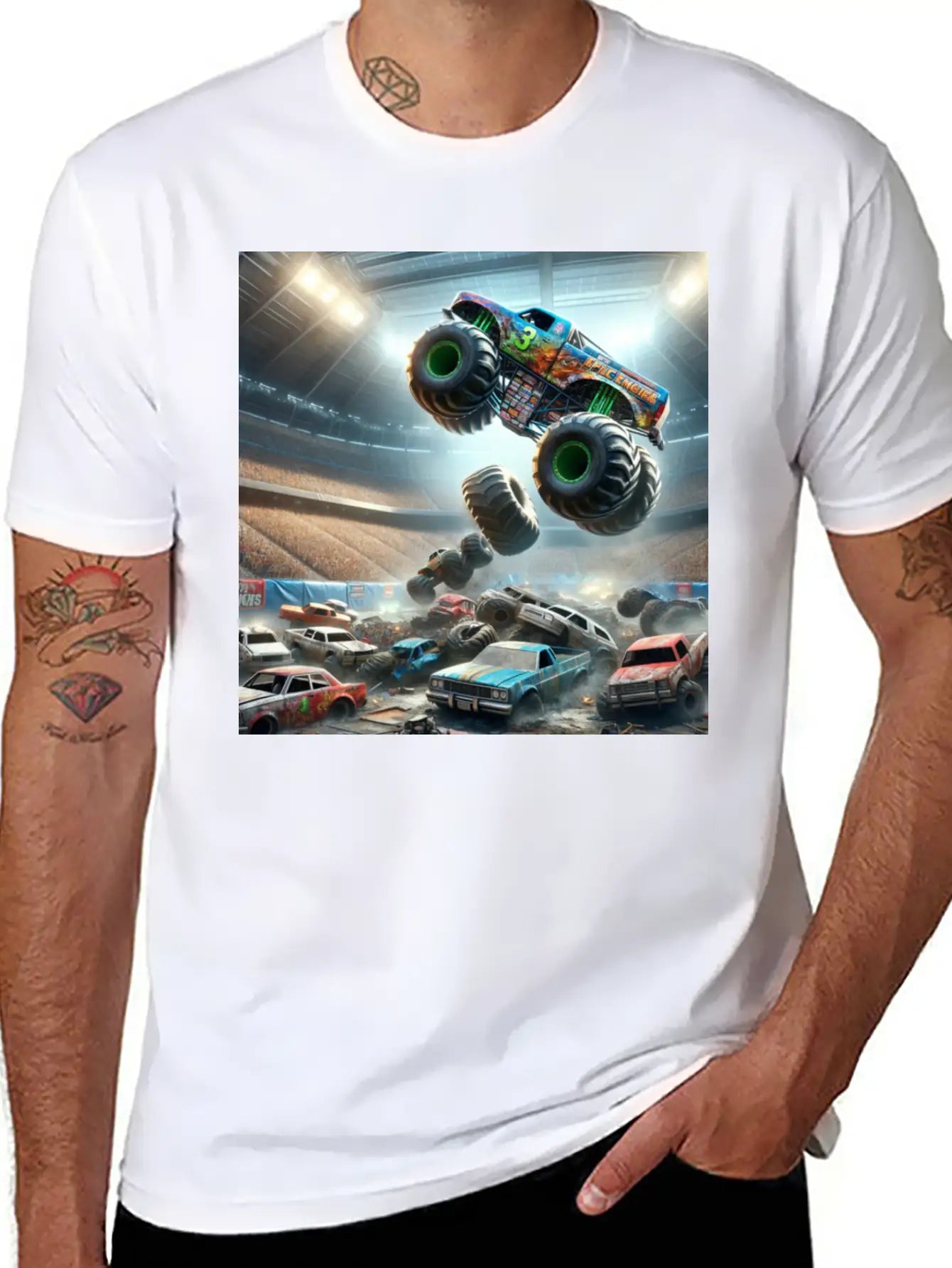 Epic Monster Truck Show Comfortable Minimalist Graphic Tee – Summer Style Essential