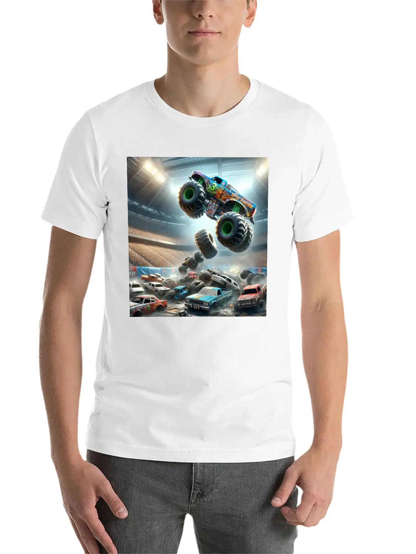 Epic Monster Truck Show Comfortable Minimalist Graphic Tee – Summer Style Essential