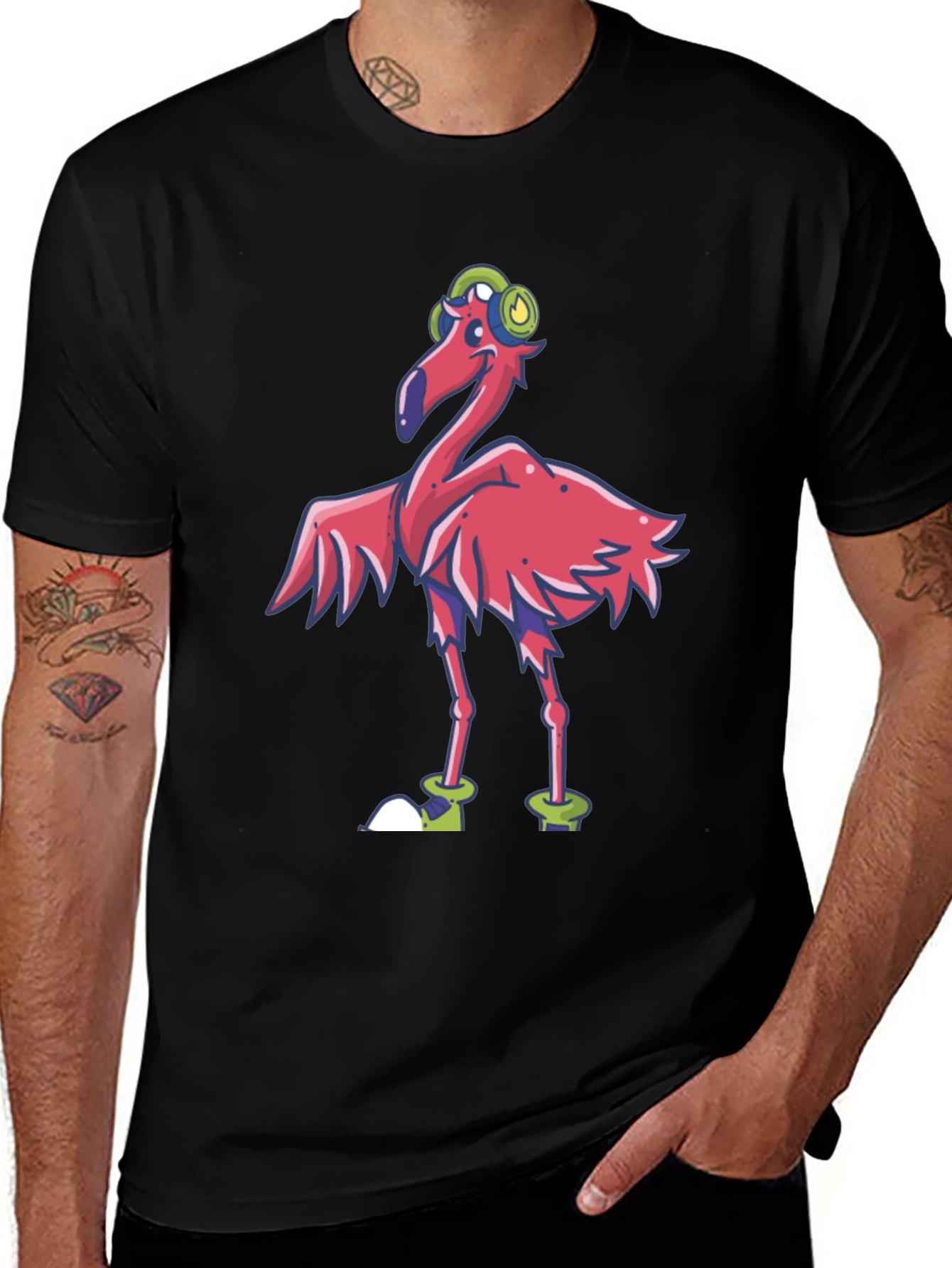 Funky Flamingo Graphic Tee
