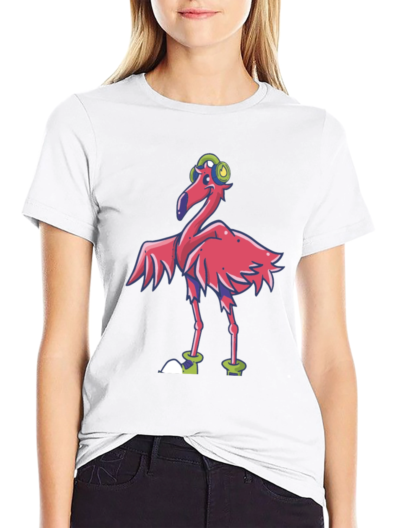 Funky Flamingo Graphic Tee