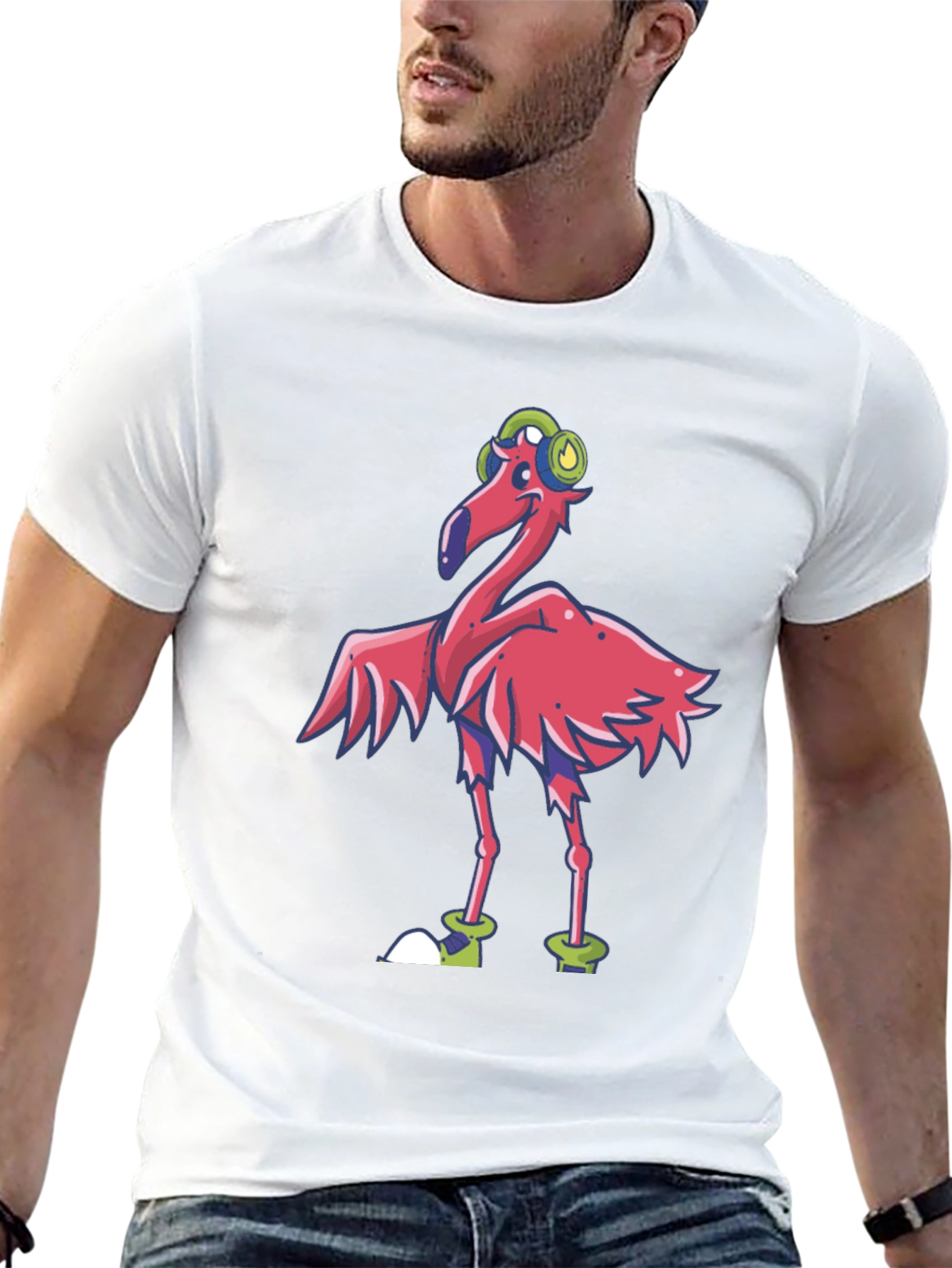 Funky Flamingo Graphic Tee