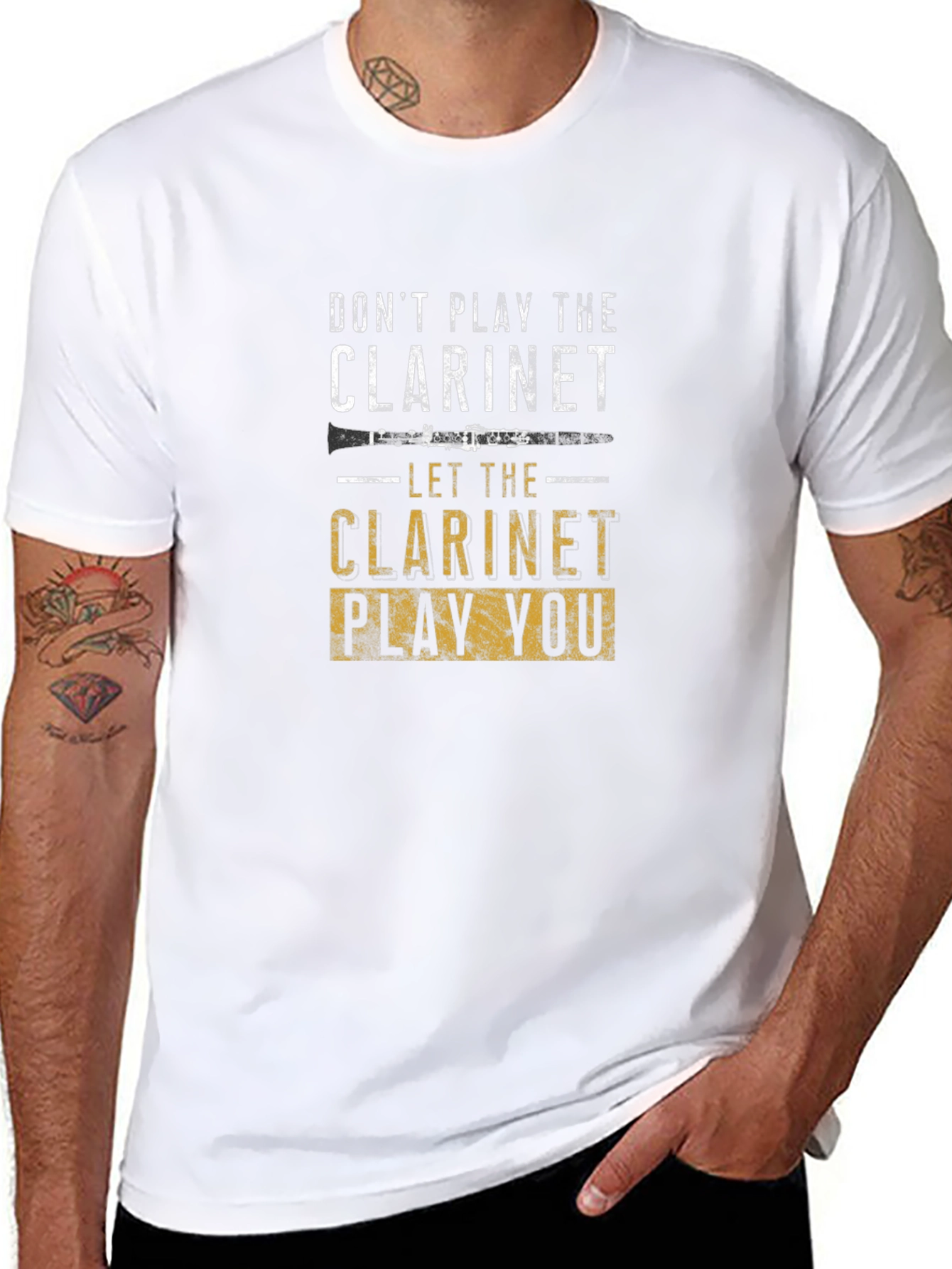 Dont Play Clarinet T-Shirt - Musician Humor Tee
