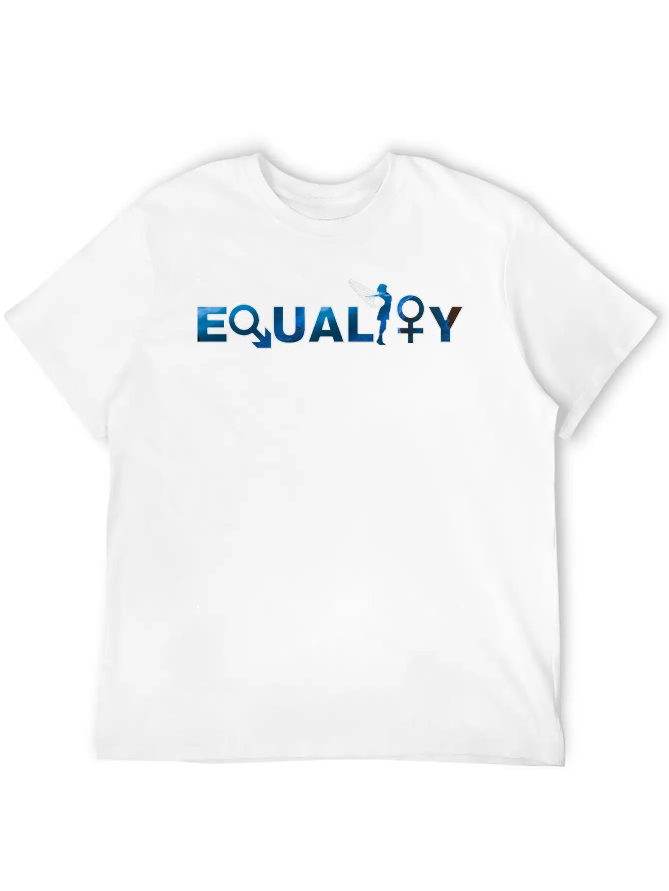 Equality For All Design Unisex Short Sleeve Soft Cotton T-Shirt – Casual Everyday Wear