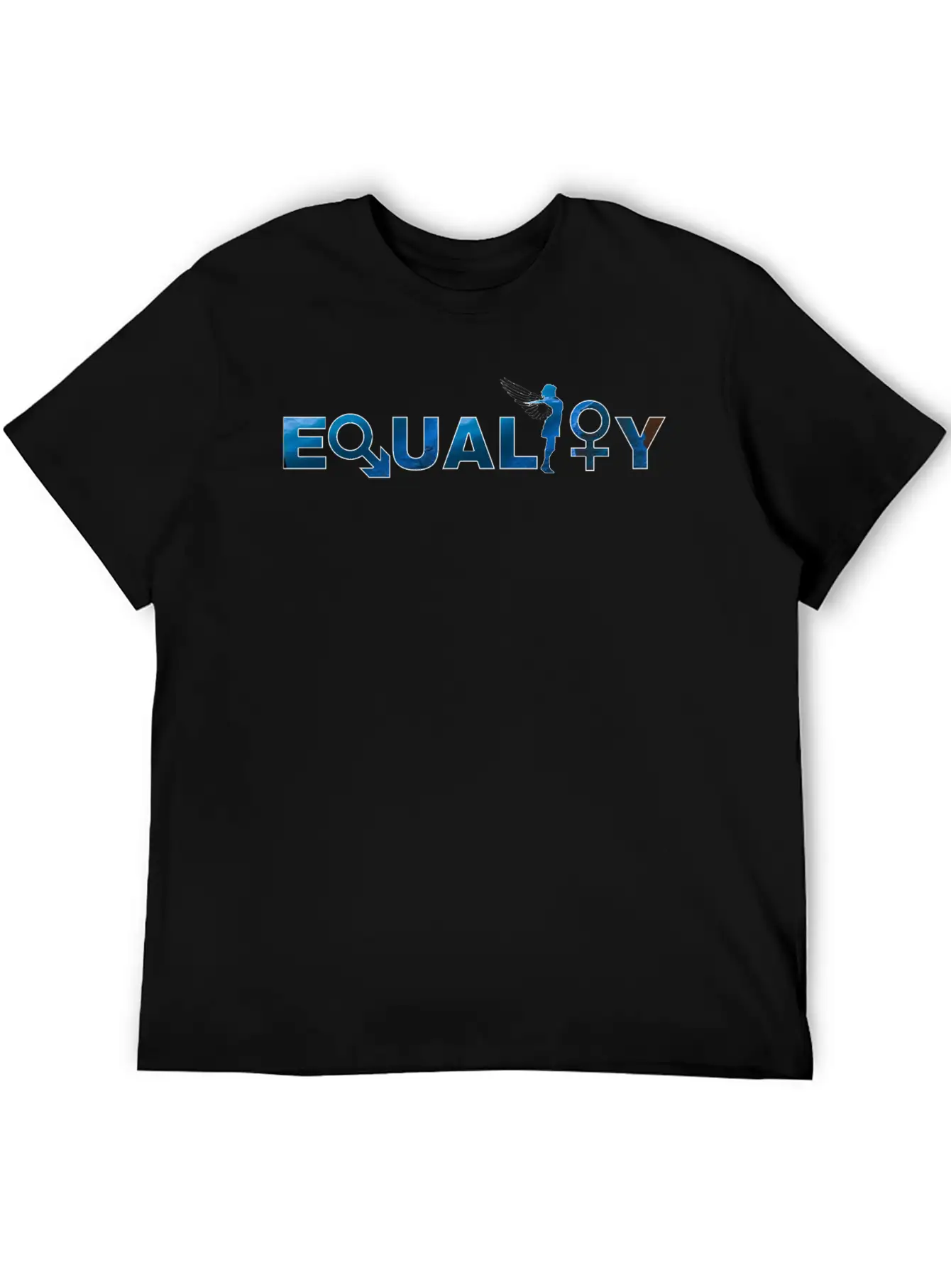 Equality For All Design Unisex Short Sleeve Soft Cotton T-Shirt – Casual Everyday Wear
