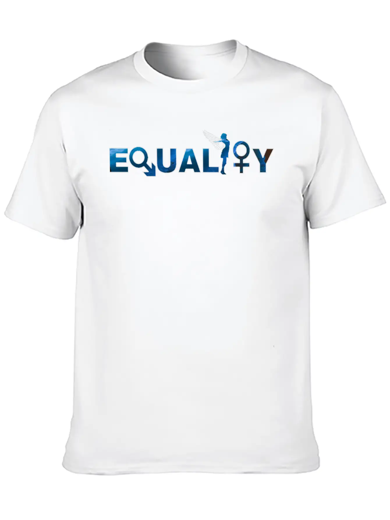 Equality For All Design Unisex Short Sleeve Soft Cotton T-Shirt – Casual Everyday Wear