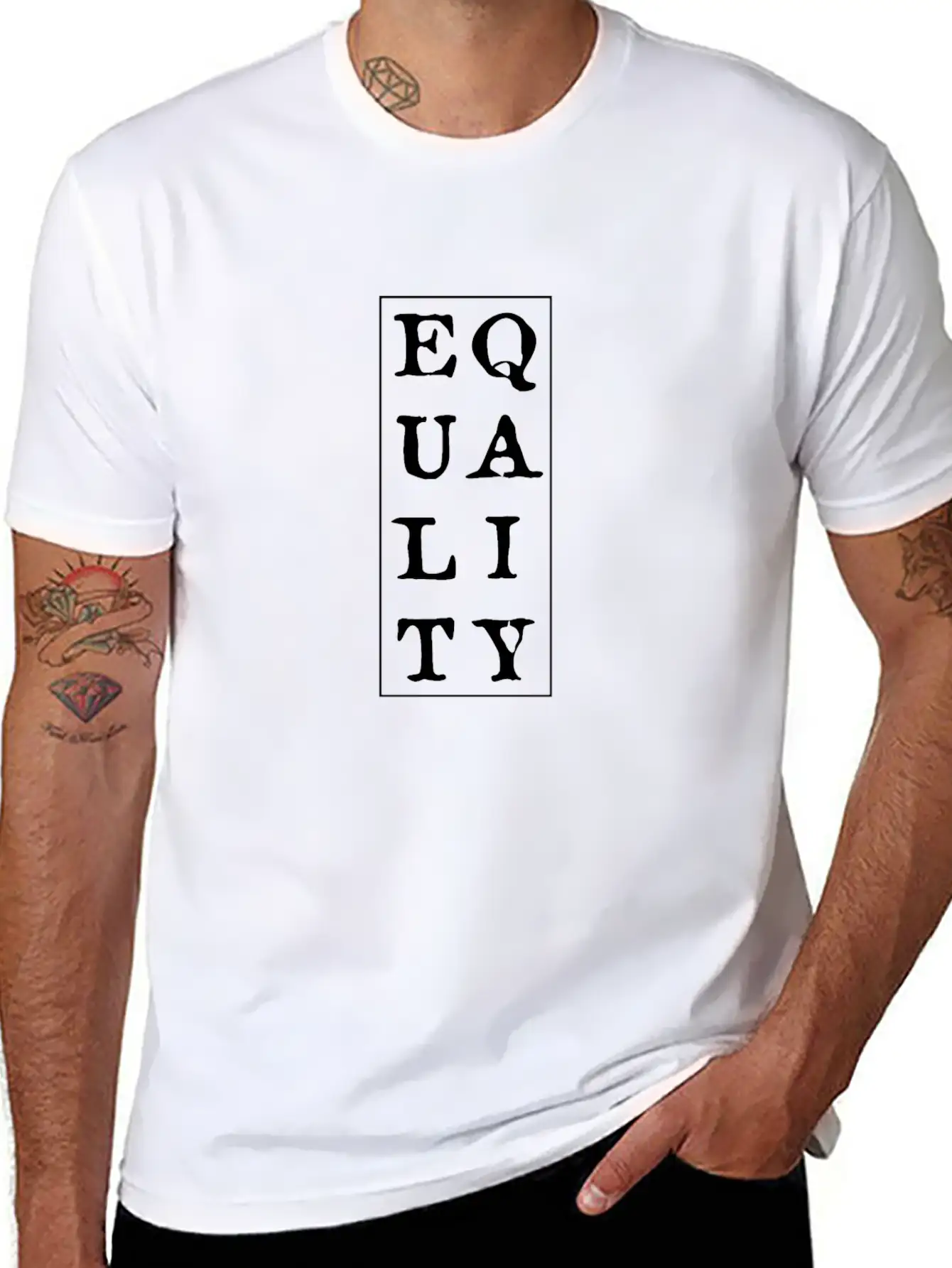Equality, Human Rights Day, Gift For Friends Stylish Everyday T-Shirt – Unisex Basic Cotton Tee