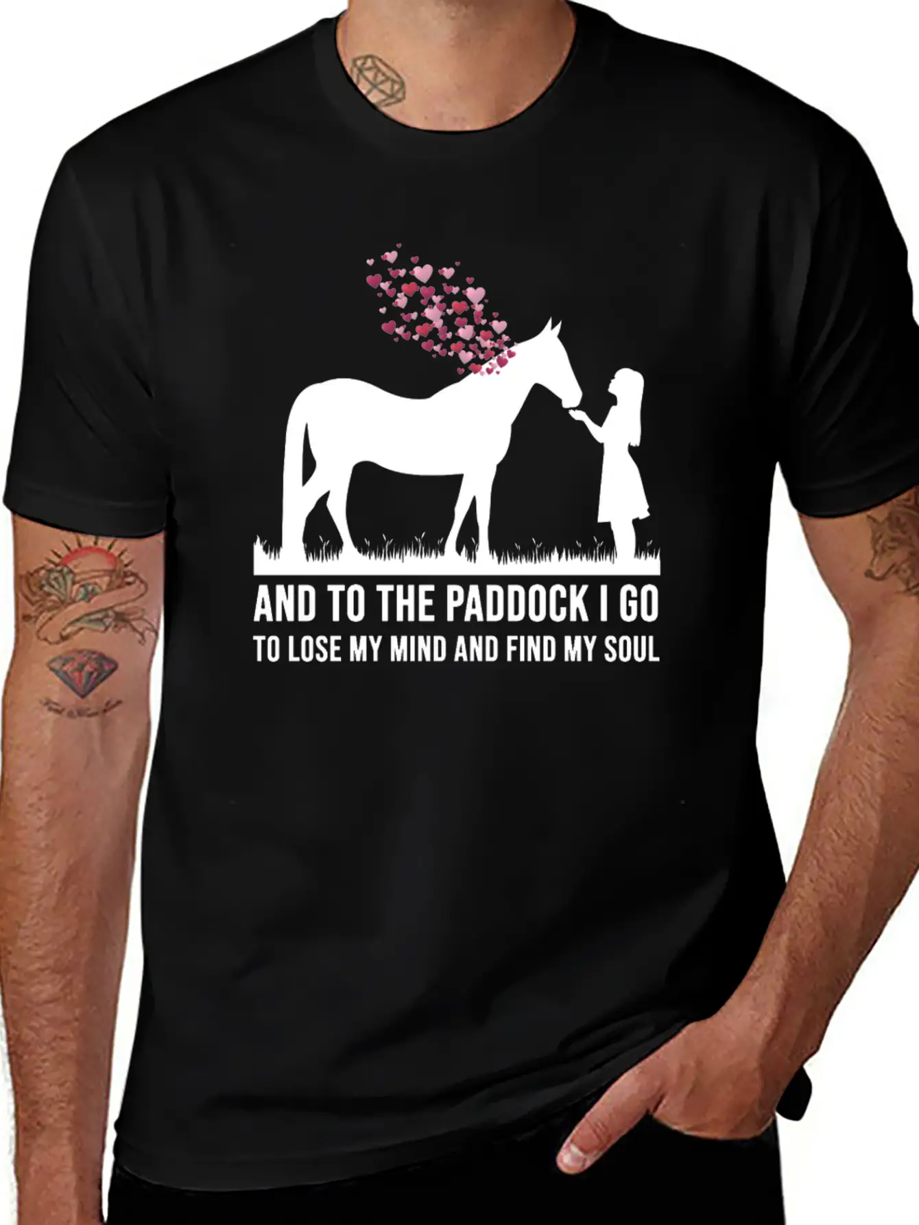 Equestrian Horses Girls Funny Quotes Riding Horse Basic Graphic T-Shirt – Daily Comfort In Soft Cotton