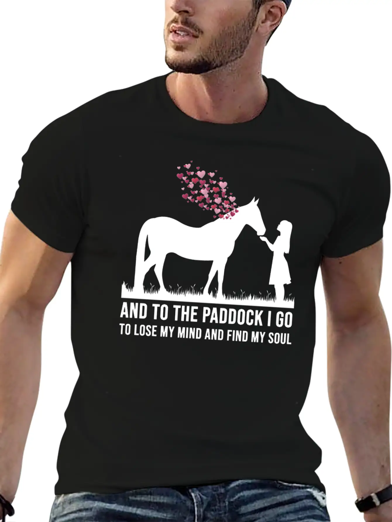 Equestrian Horses Girls Funny Quotes Riding Horse Basic Graphic T-Shirt – Daily Comfort In Soft Cotton
