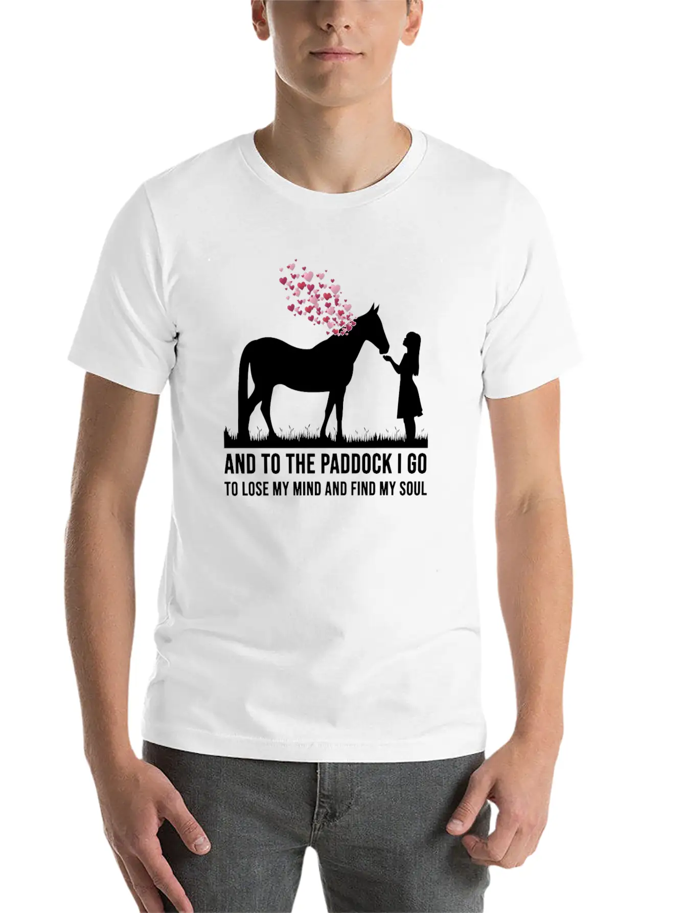 Equestrian Horses Girls Funny Quotes Riding Horse Basic Graphic T-Shirt – Daily Comfort In Soft Cotton