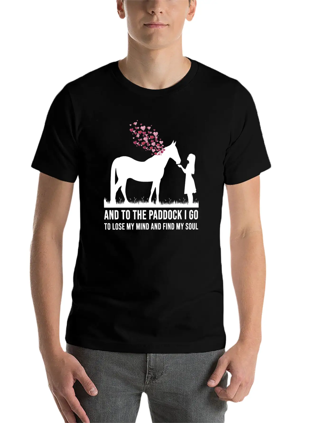 Equestrian Horses Girls Funny Quotes Riding Horse Basic Graphic T-Shirt – Daily Comfort In Soft Cotton