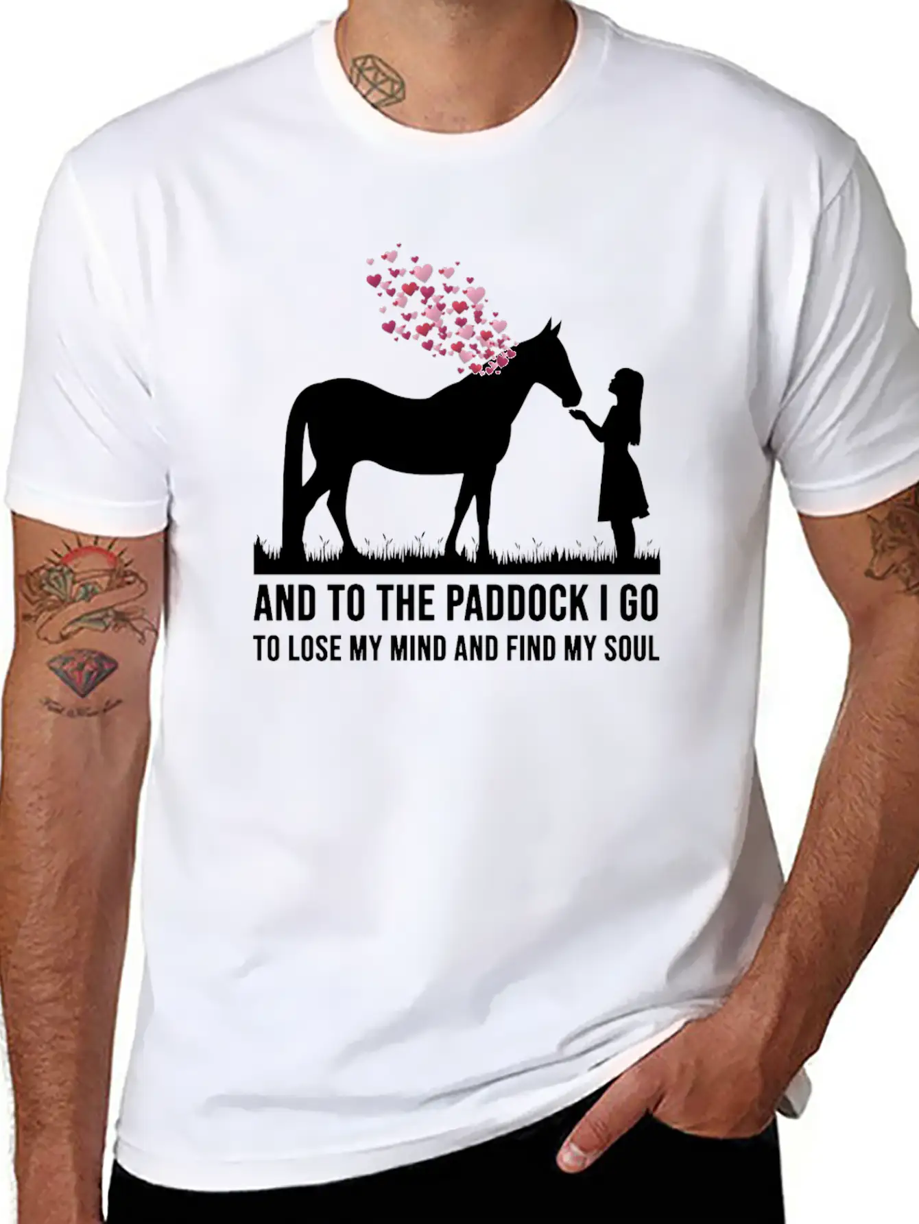 Equestrian Horses Girls Funny Quotes Riding Horse Basic Graphic T-Shirt – Daily Comfort In Soft Cotton