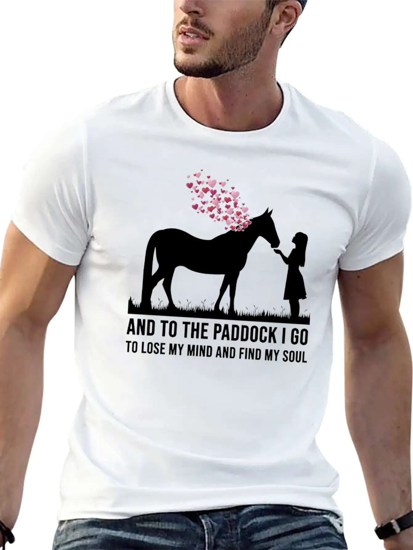 Equestrian Horses Girls Funny Quotes Riding Horse Basic Graphic T-Shirt – Daily Comfort In Soft Cotton