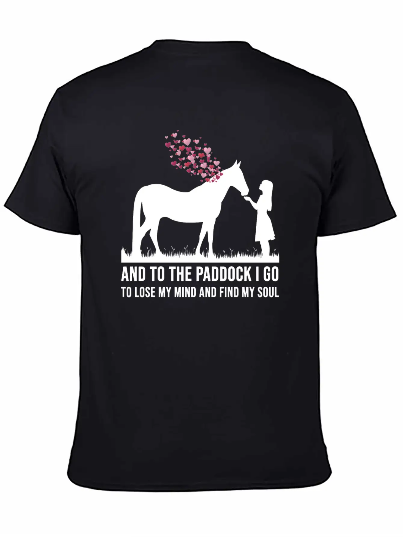 Equestrian Horses Girls Funny Quotes Riding Horse Basic Graphic T-Shirt – Daily Comfort In Soft Cotton