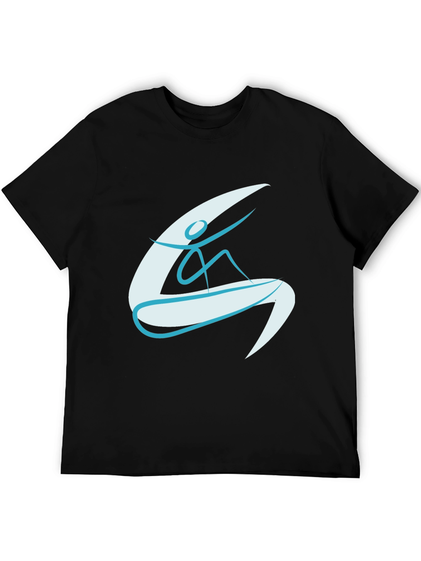 Abstract Surfboarder Graphic Tee