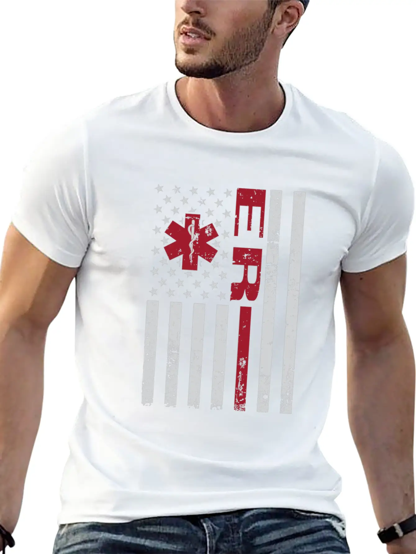 ER Doctor Emergency Room Doctor Gift Basic Graphic T-Shirt – Daily Comfort In Soft Cotton