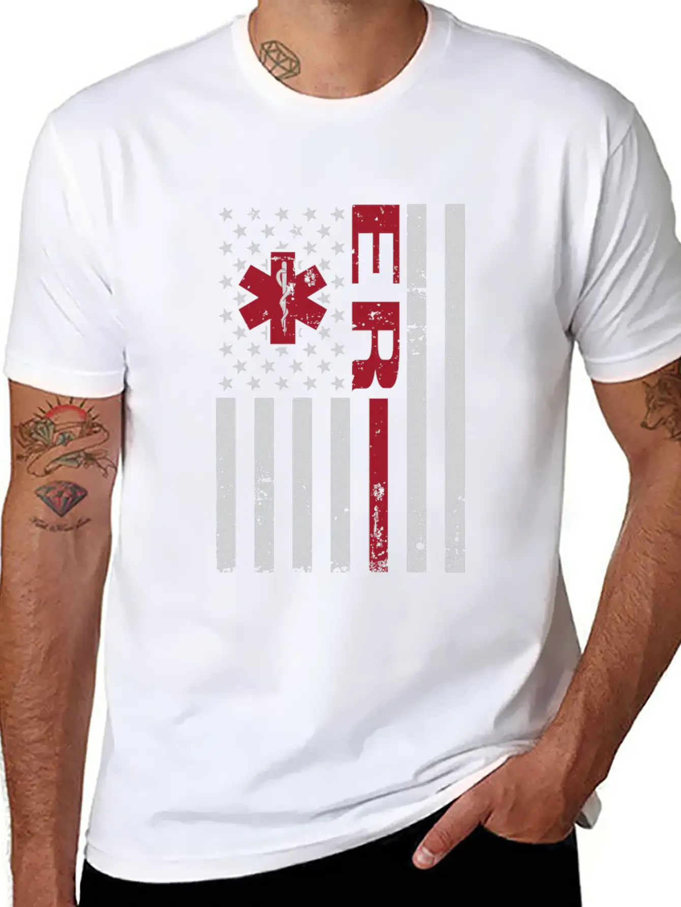 ER Doctor Emergency Room Doctor Gift Basic Graphic T-Shirt – Daily Comfort In Soft Cotton