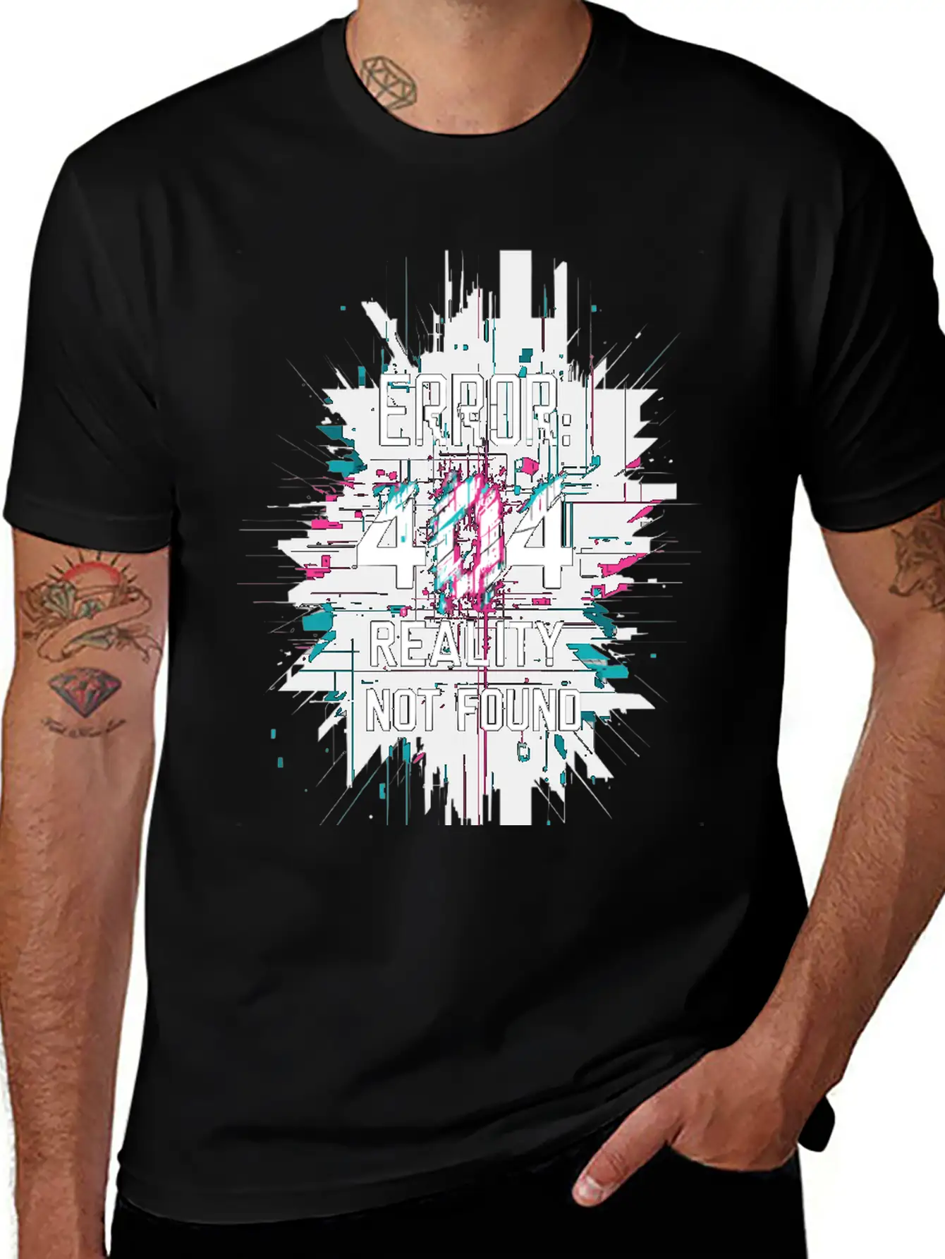 Error: 404 Reality Not Found. Unisex Short Sleeve Soft Cotton T-Shirt – Casual Everyday Wear