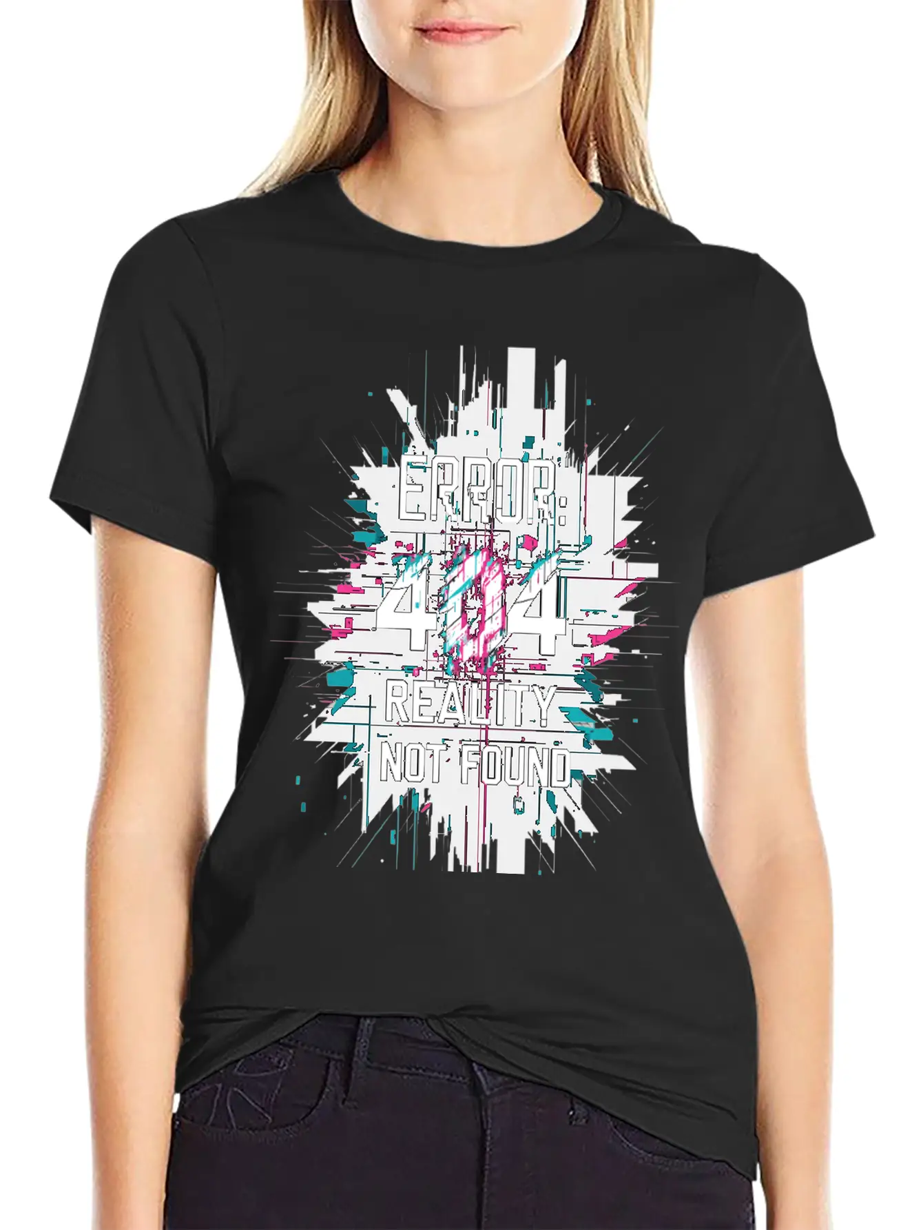 Error: 404 Reality Not Found. Unisex Short Sleeve Soft Cotton T-Shirt – Casual Everyday Wear