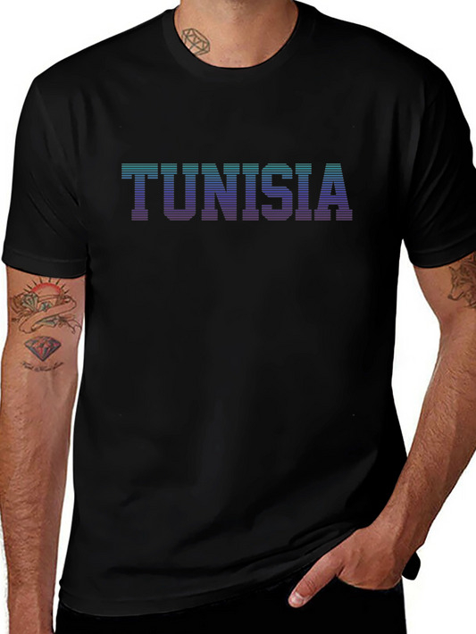 Tunisia Retro Graphic T-Shirt - Vintage Style