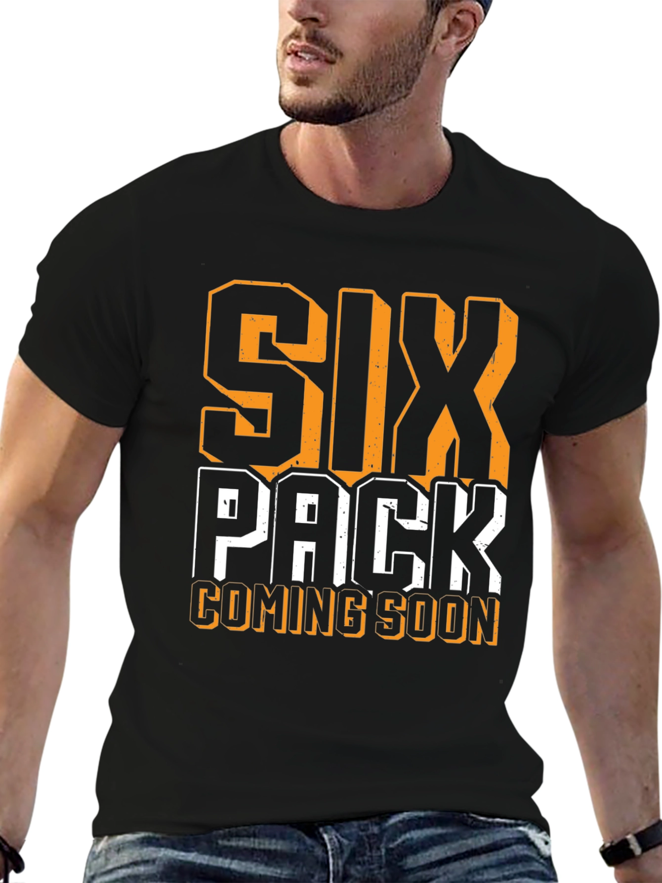 Six Pack Coming Soon Mens T-Shirt