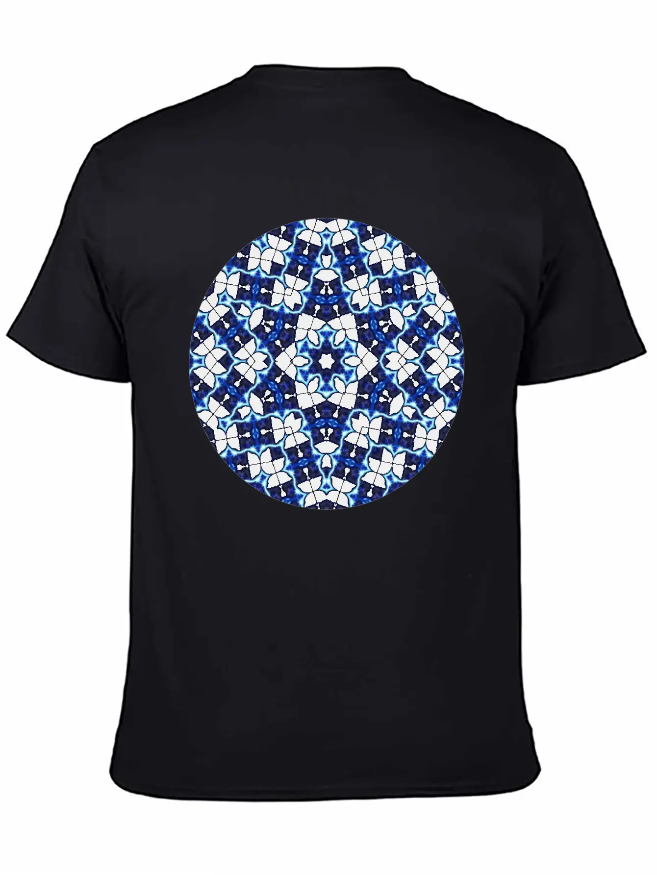 Etched Star Mandala Timeless Short Sleeve Tee – Comfy And Minimalist Design