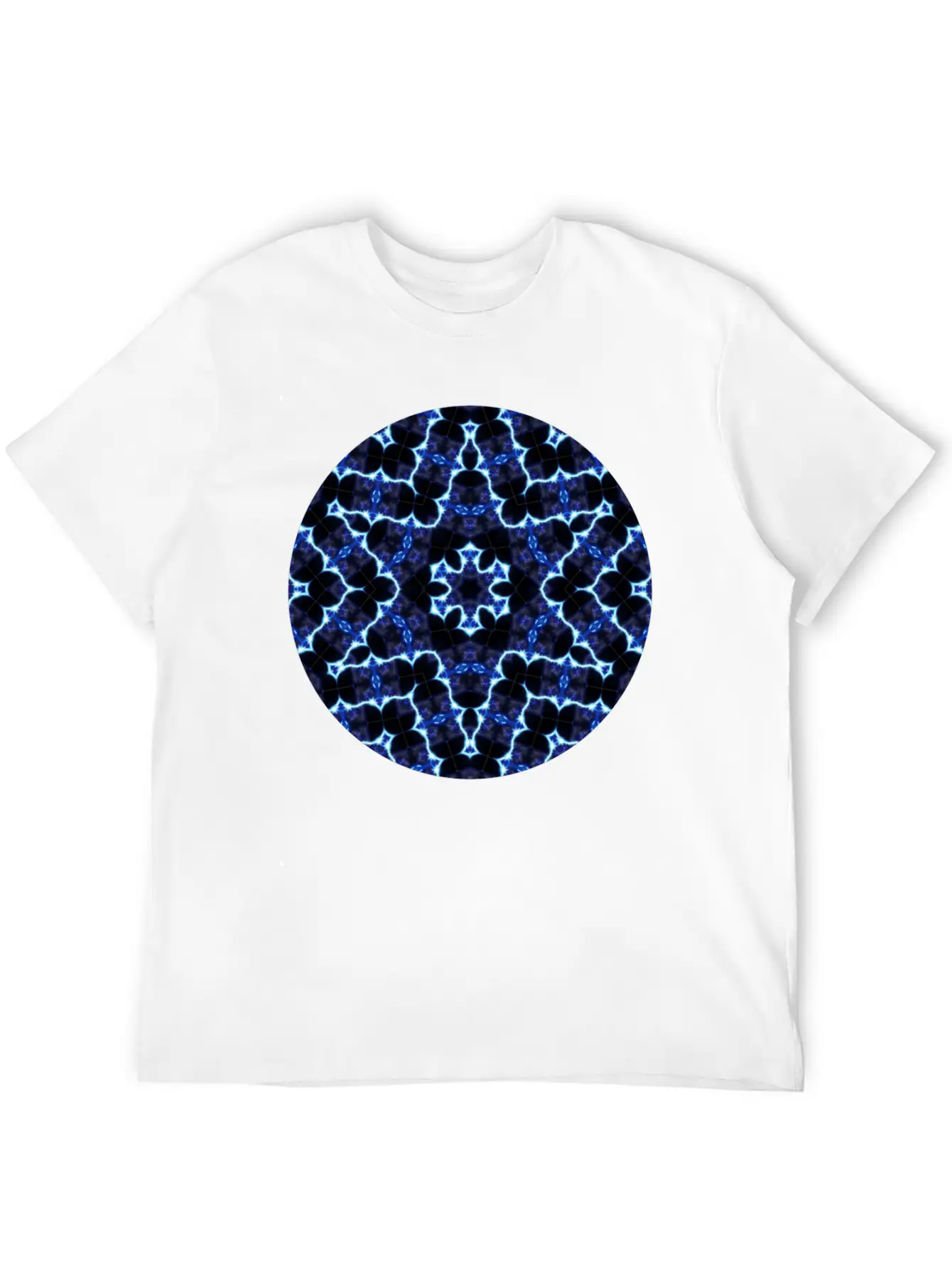 Etched Star Mandala Timeless Short Sleeve Tee – Comfy And Minimalist Design