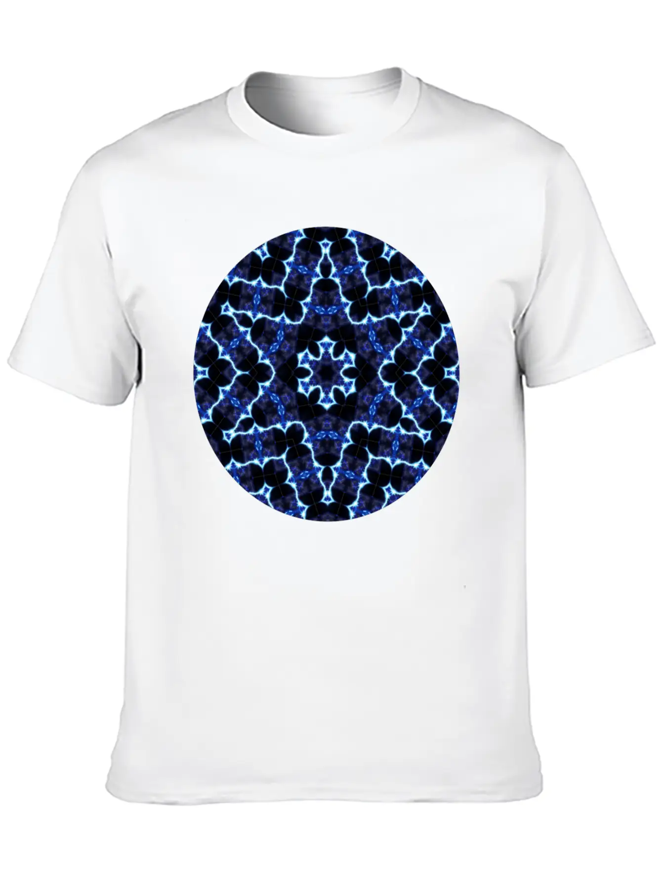 Etched Star Mandala Timeless Short Sleeve Tee – Comfy And Minimalist Design