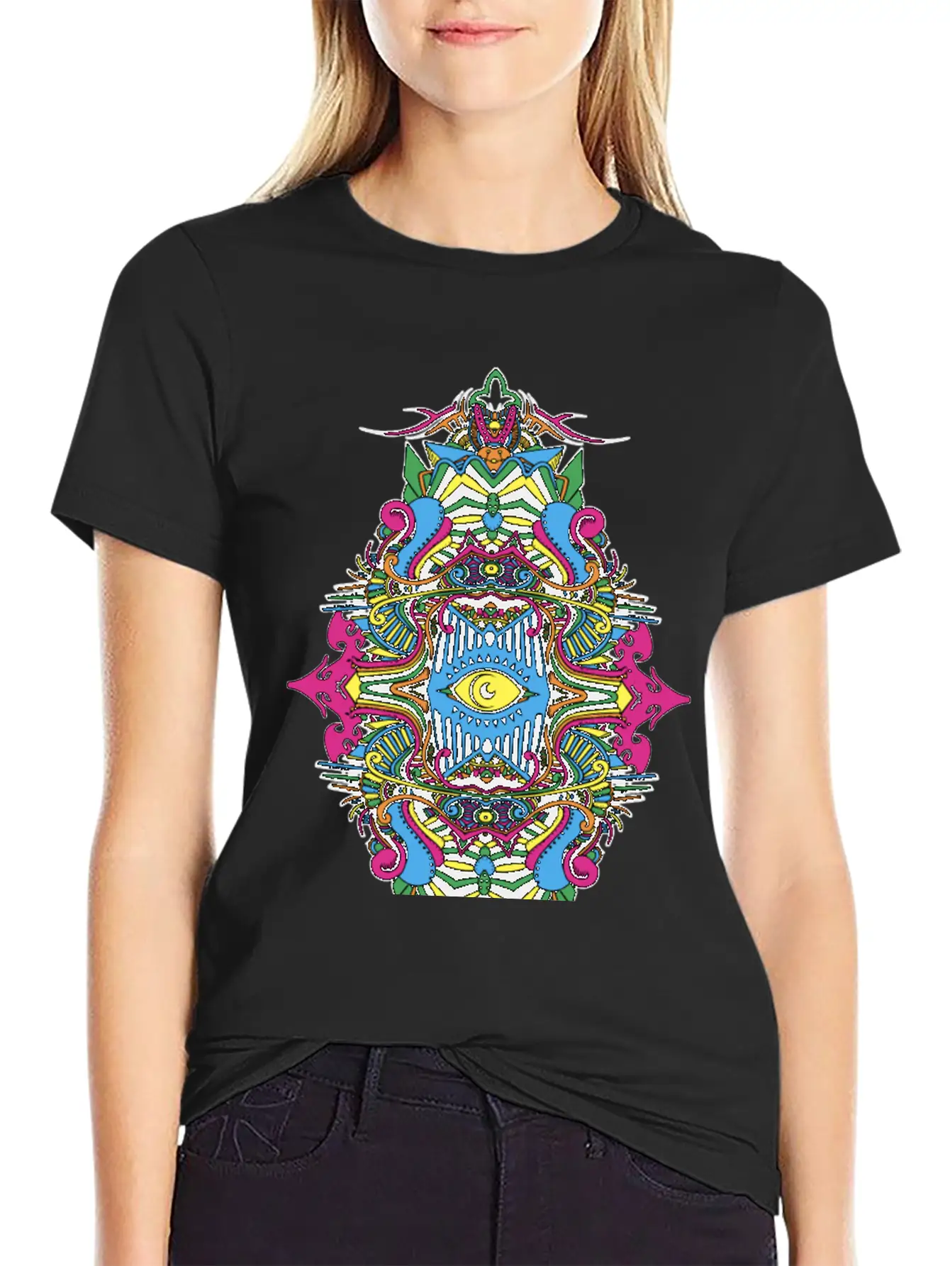 Eternal Voyage III - Col Unisex Short Sleeve Soft Cotton T-Shirt – Casual Everyday Wear