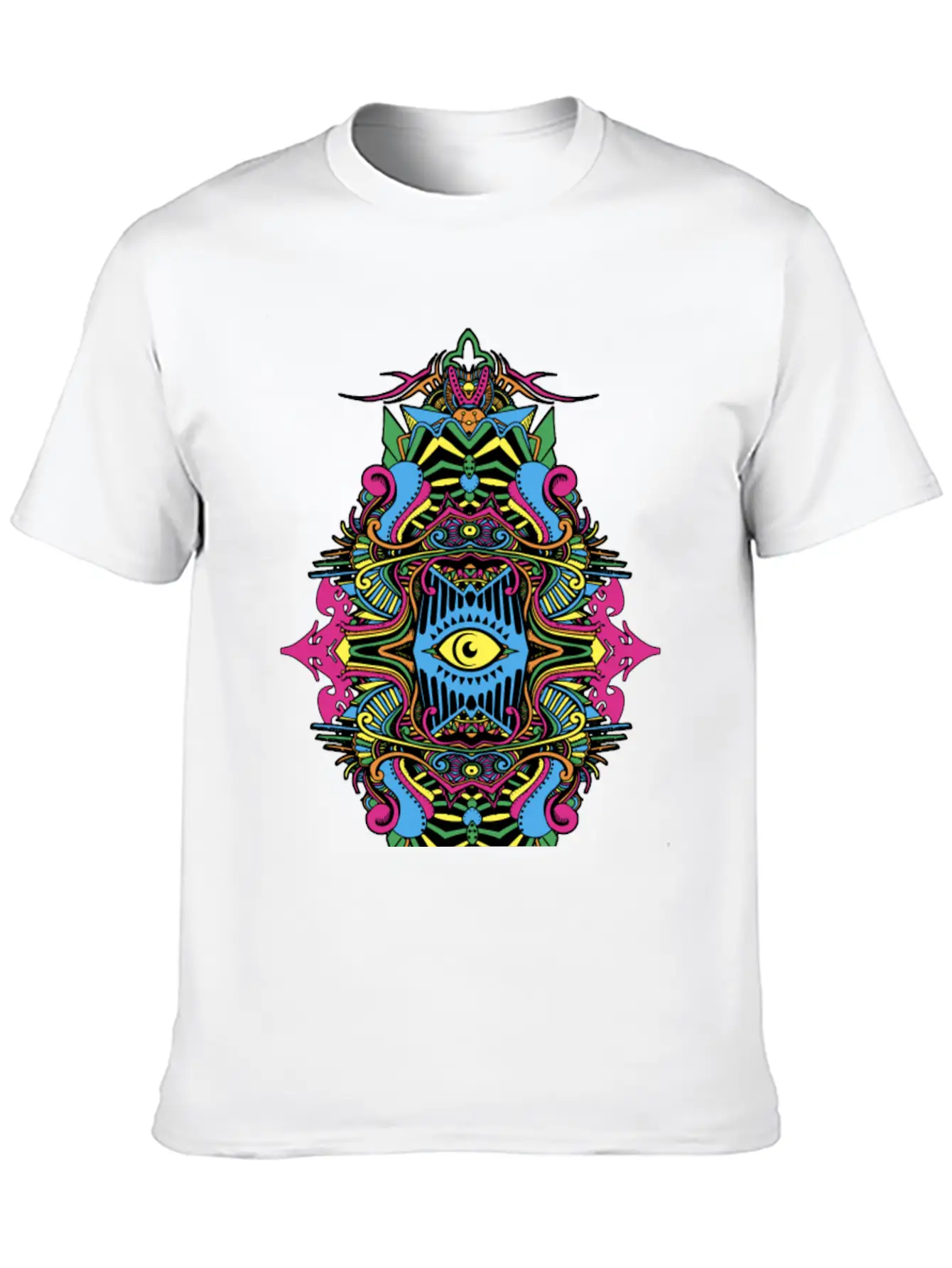 Eternal Voyage III - Col Unisex Short Sleeve Soft Cotton T-Shirt – Casual Everyday Wear