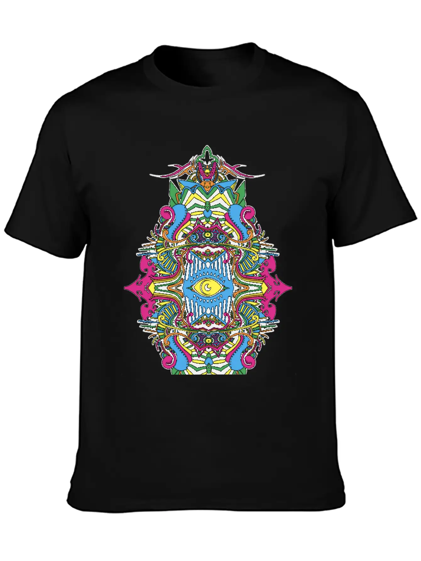 Eternal Voyage III - Col Unisex Short Sleeve Soft Cotton T-Shirt – Casual Everyday Wear