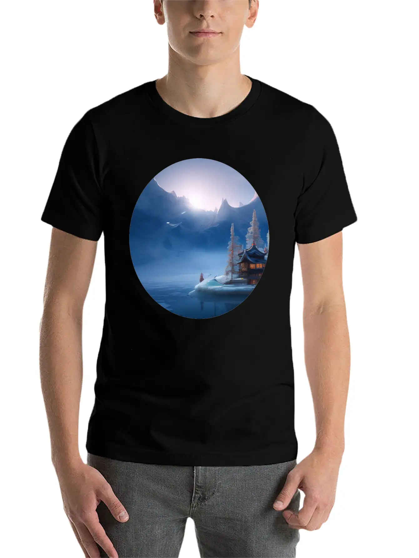 Ethereal Beauty Timeless Short Sleeve Tee – Comfy And Minimalist Design