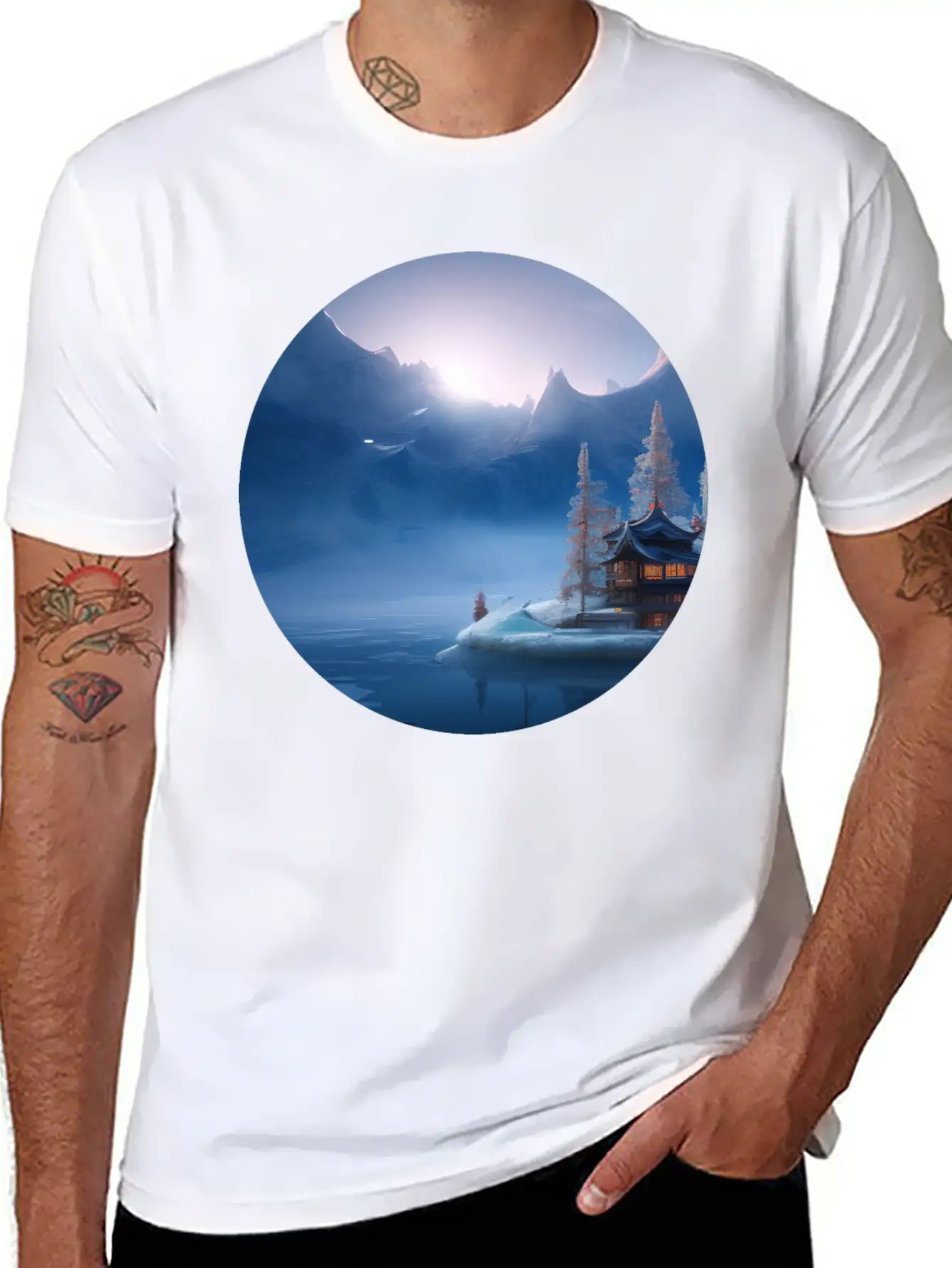 Ethereal Beauty Timeless Short Sleeve Tee – Comfy And Minimalist Design