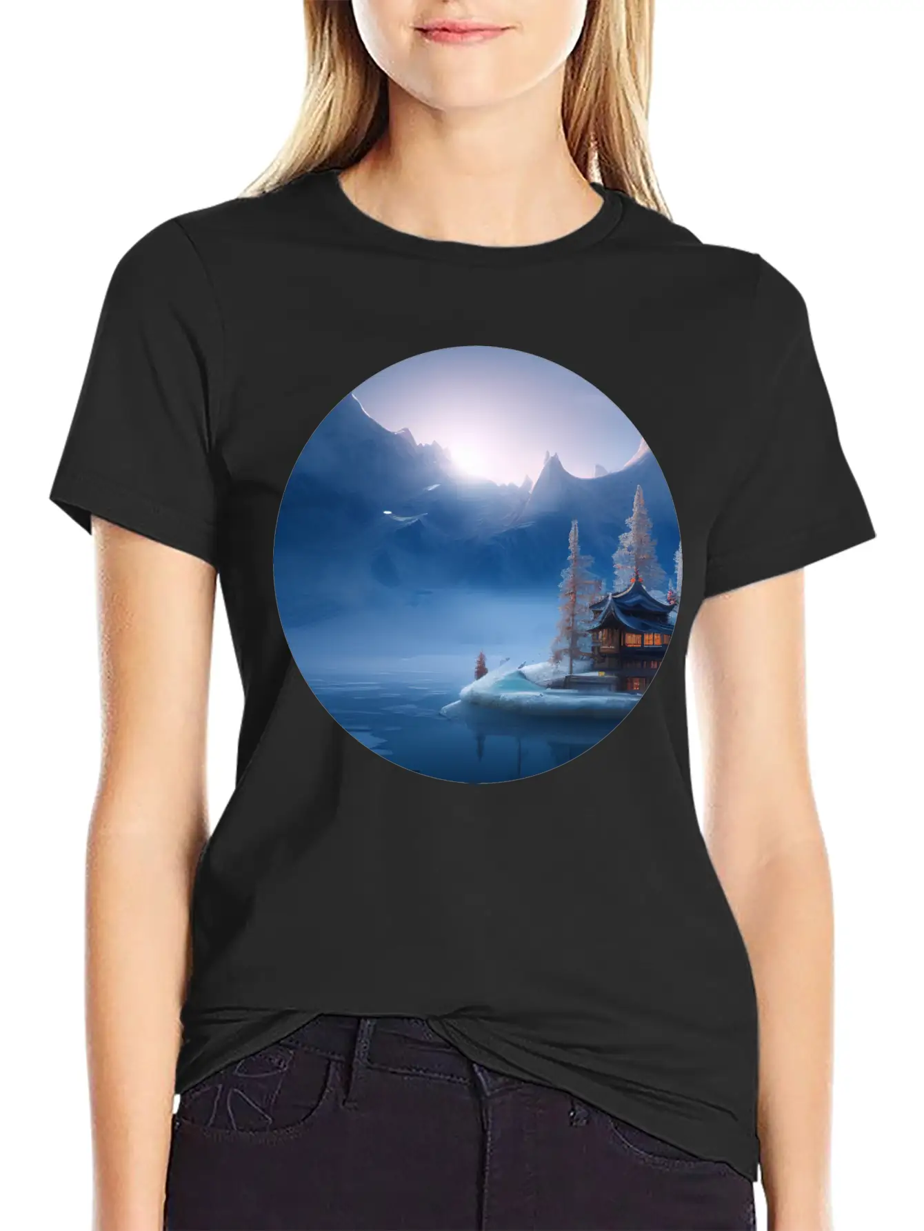 Ethereal Beauty Timeless Short Sleeve Tee – Comfy And Minimalist Design