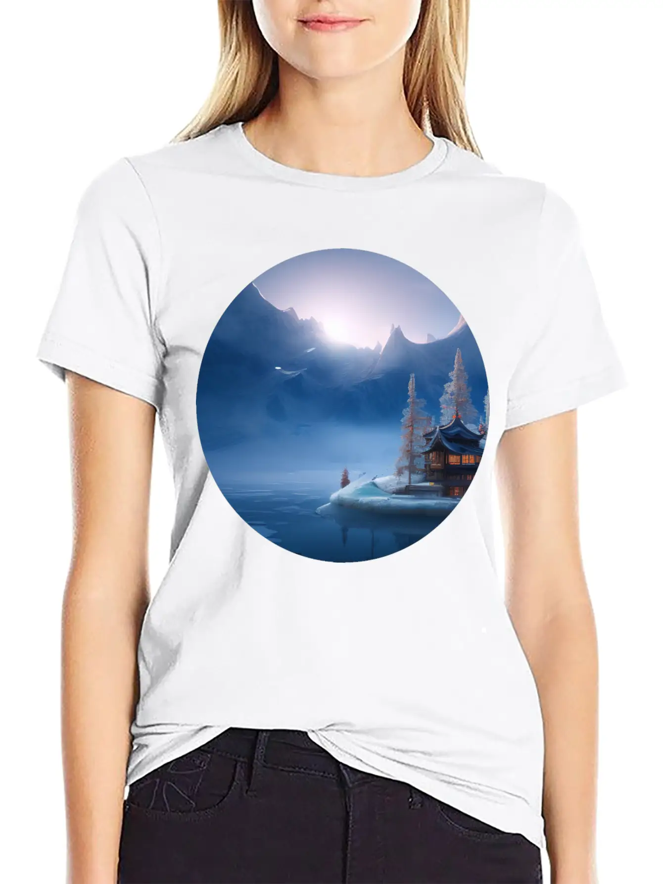 Ethereal Beauty Timeless Short Sleeve Tee – Comfy And Minimalist Design