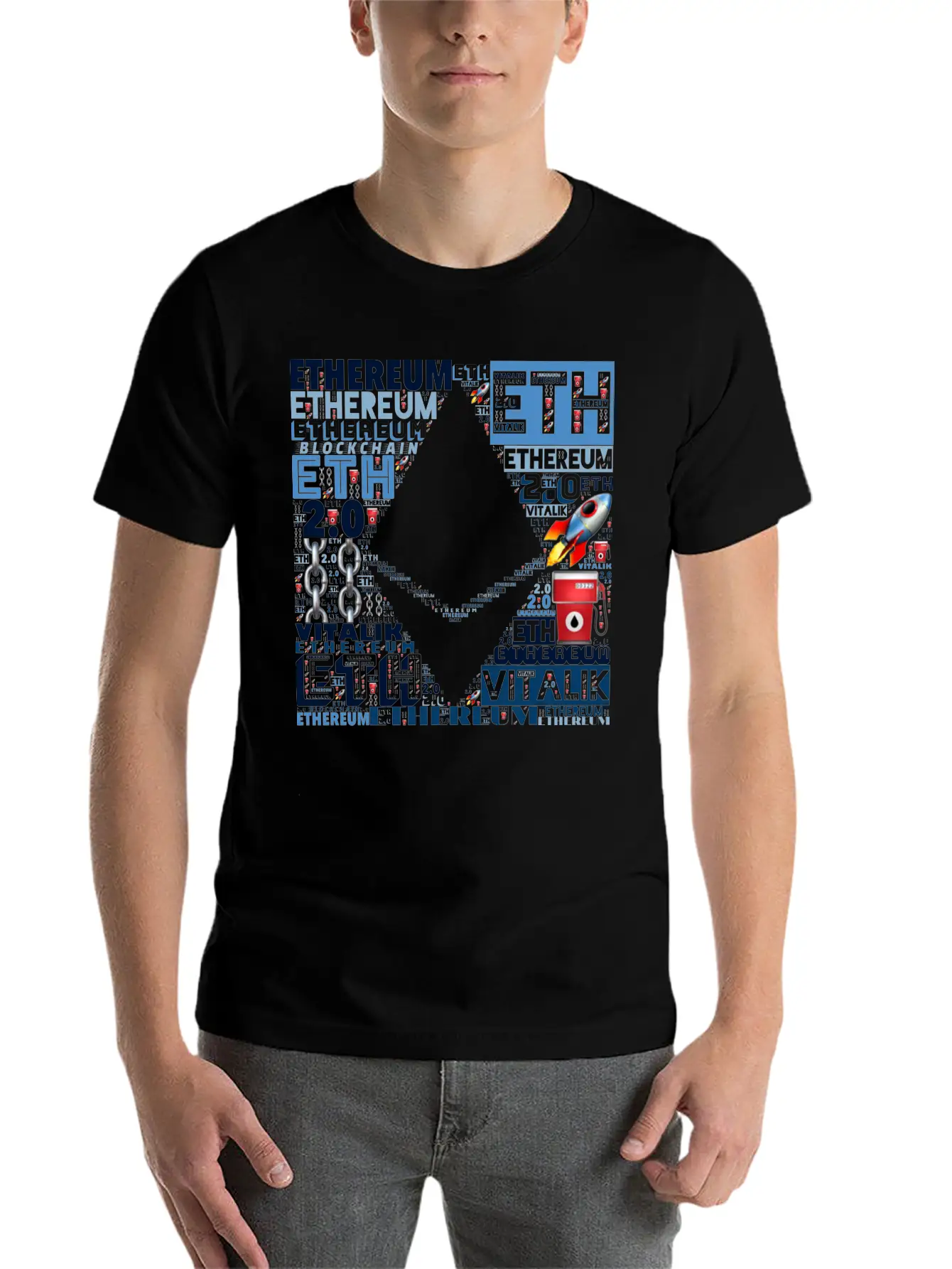 ETHEREUM 2.0 CRYPTO Comfortable Minimalist Graphic Tee – Summer Style Essential