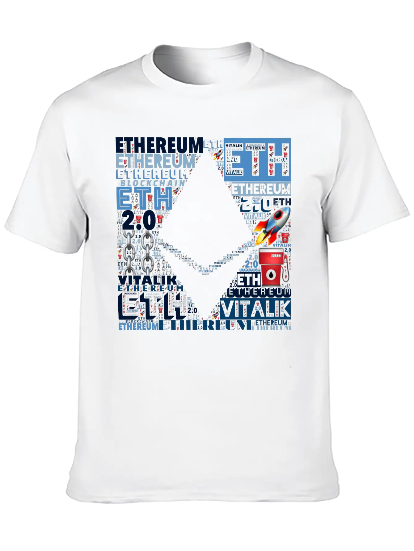 ETHEREUM 2.0 CRYPTO Comfortable Minimalist Graphic Tee – Summer Style Essential