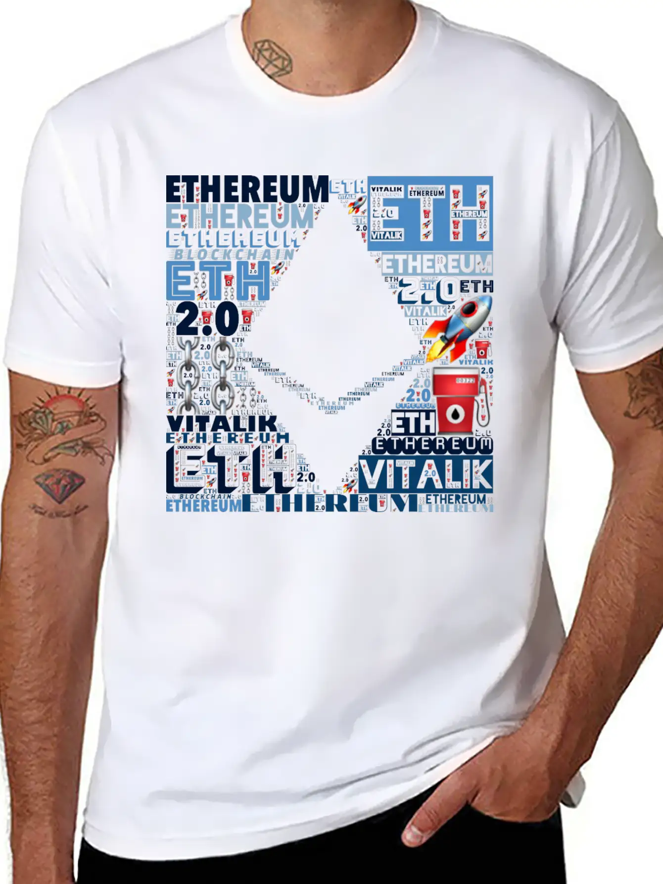 ETHEREUM 2.0 CRYPTO Comfortable Minimalist Graphic Tee – Summer Style Essential