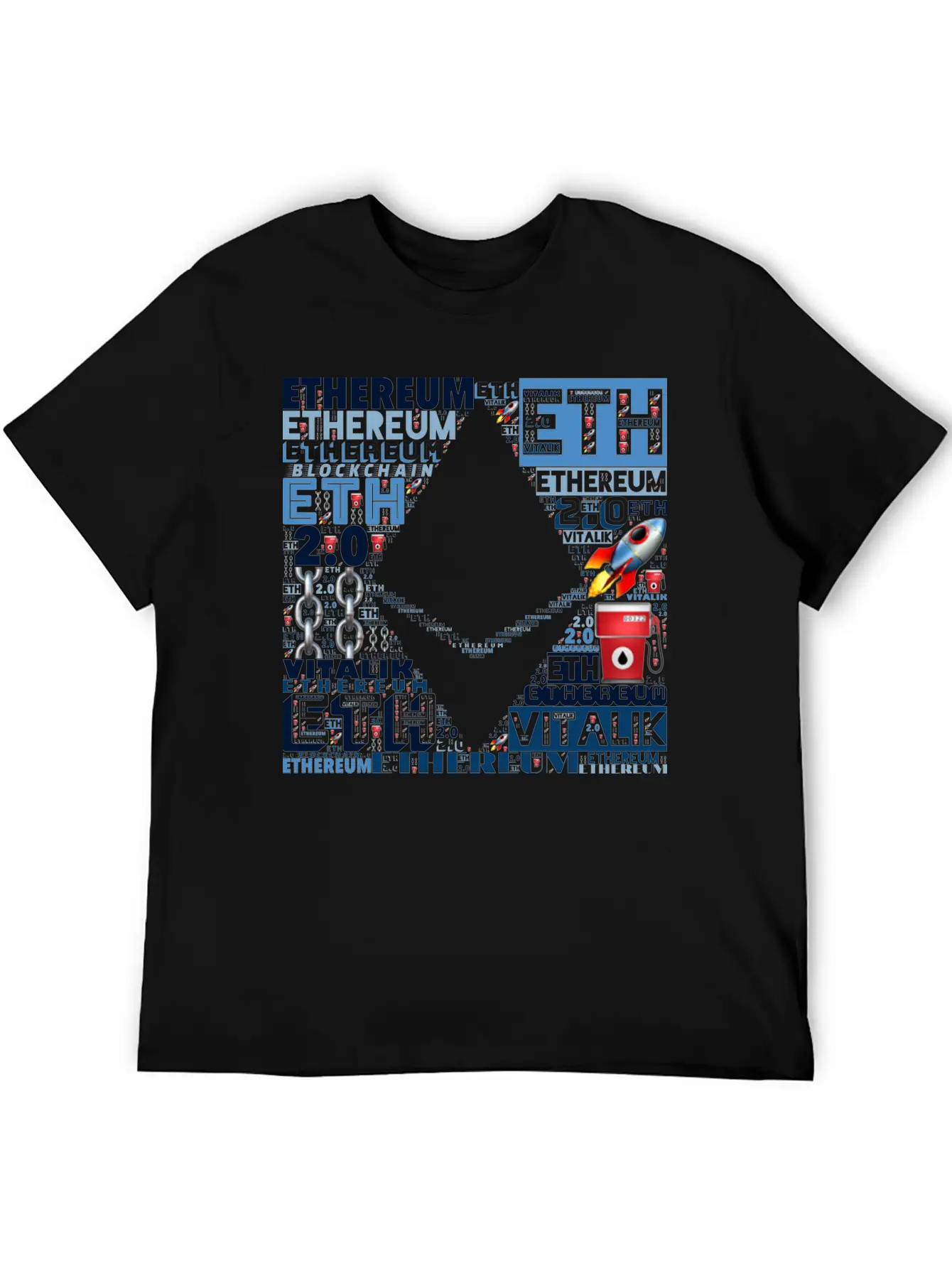 ETHEREUM 2.0 CRYPTO Comfortable Minimalist Graphic Tee – Summer Style Essential