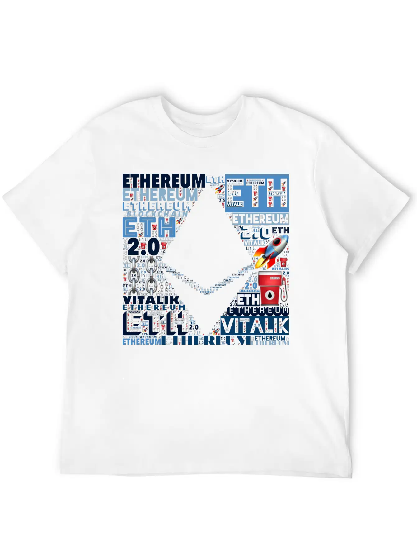 ETHEREUM 2.0 CRYPTO Comfortable Minimalist Graphic Tee – Summer Style Essential