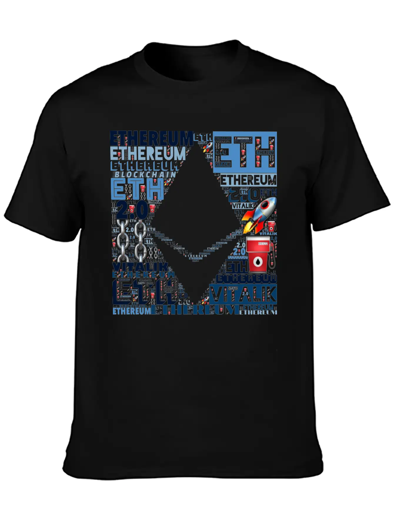 ETHEREUM 2.0 CRYPTO Comfortable Minimalist Graphic Tee – Summer Style Essential