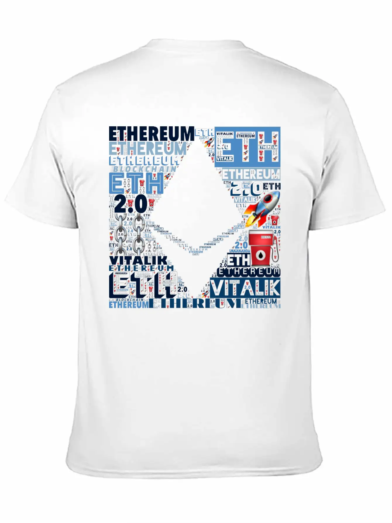 ETHEREUM 2.0 CRYPTO Comfortable Minimalist Graphic Tee – Summer Style Essential