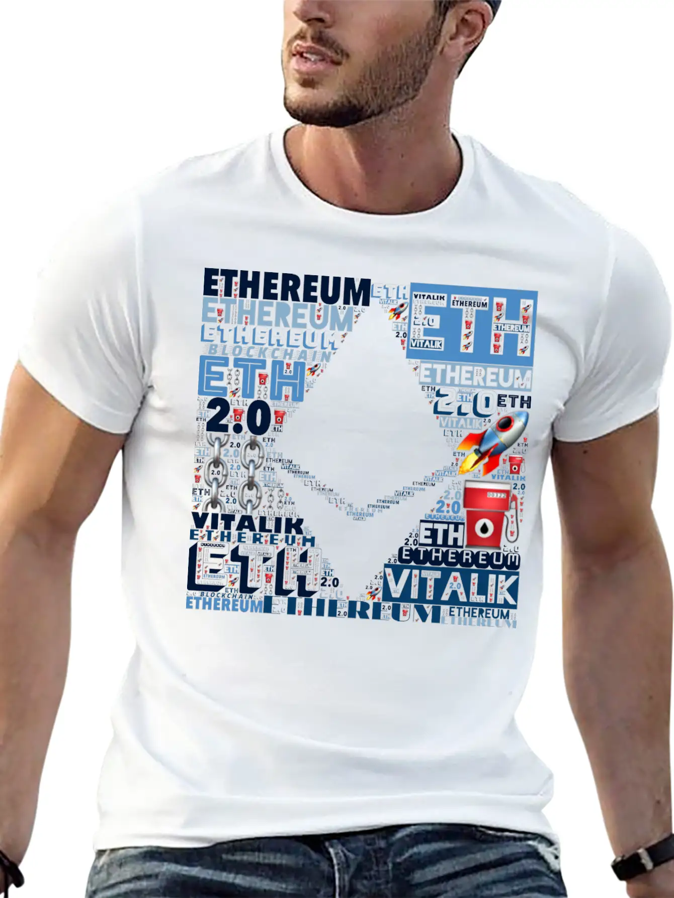 ETHEREUM 2.0 CRYPTO Comfortable Minimalist Graphic Tee – Summer Style Essential