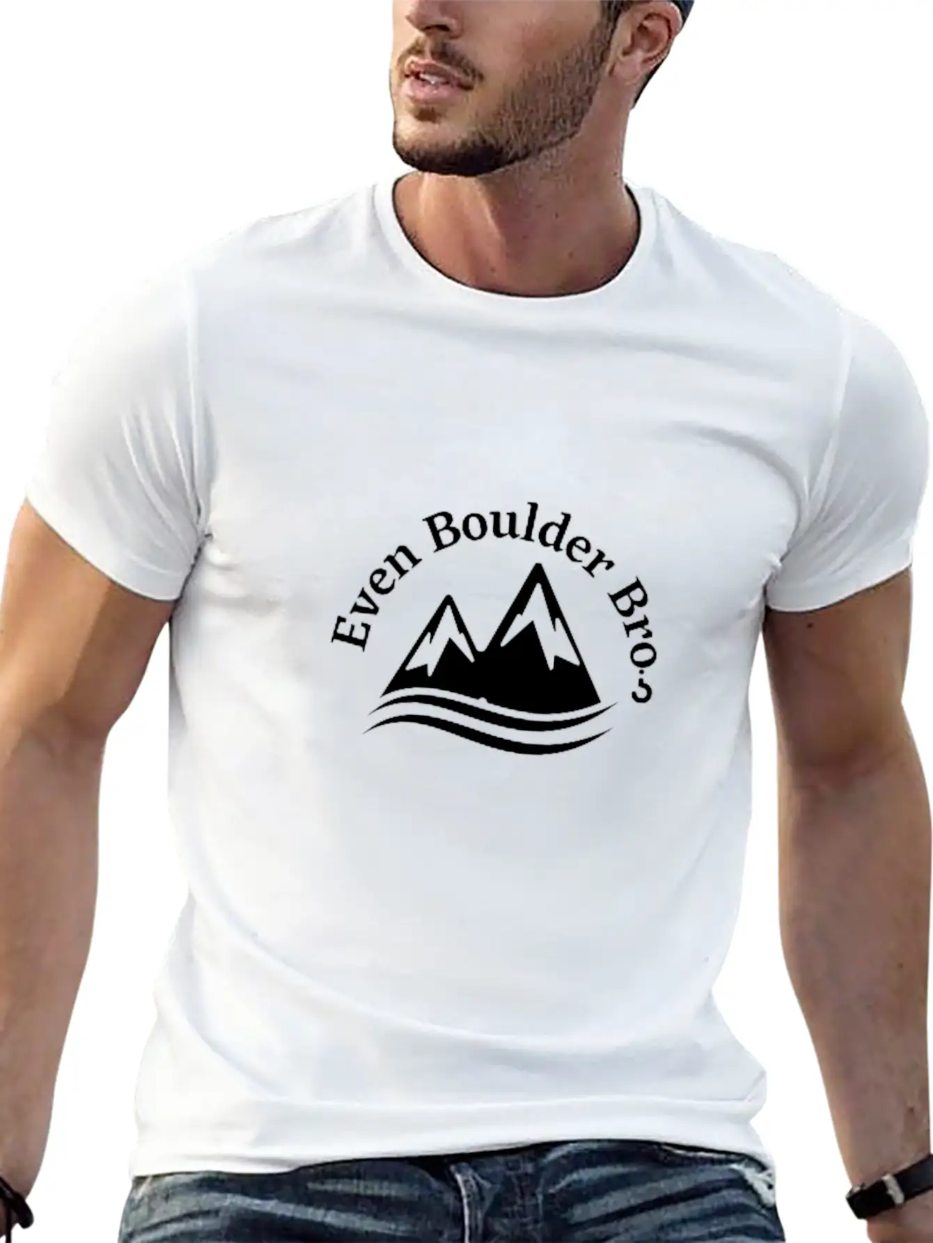 Even Boulder Bro - Climbing Lovers Unisex Casual T-Shirt – Clean Design For Daily Comfort