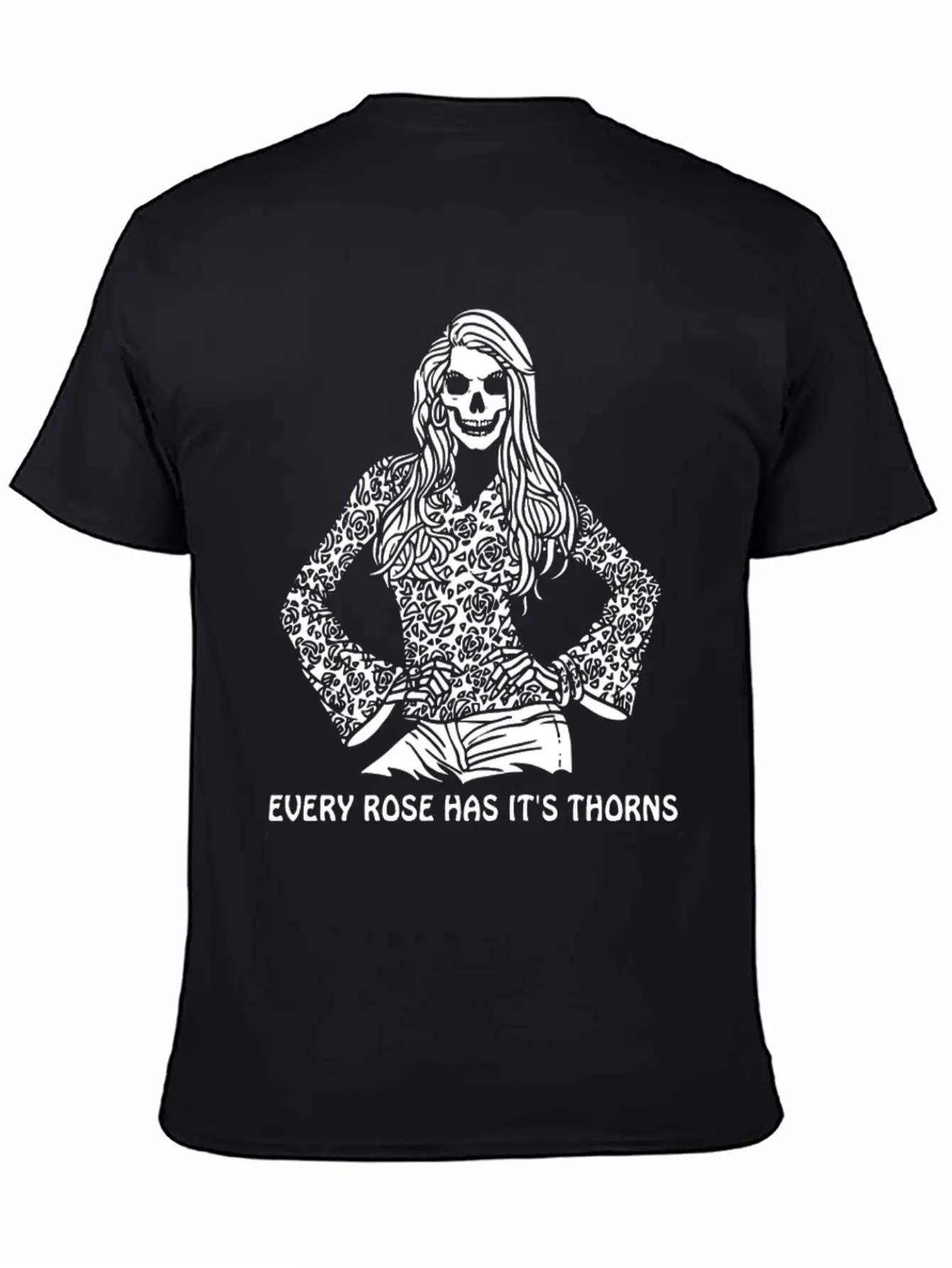 EVERY ROSE HAS THORNS Stylish Everyday T-Shirt – Unisex Basic Cotton Tee