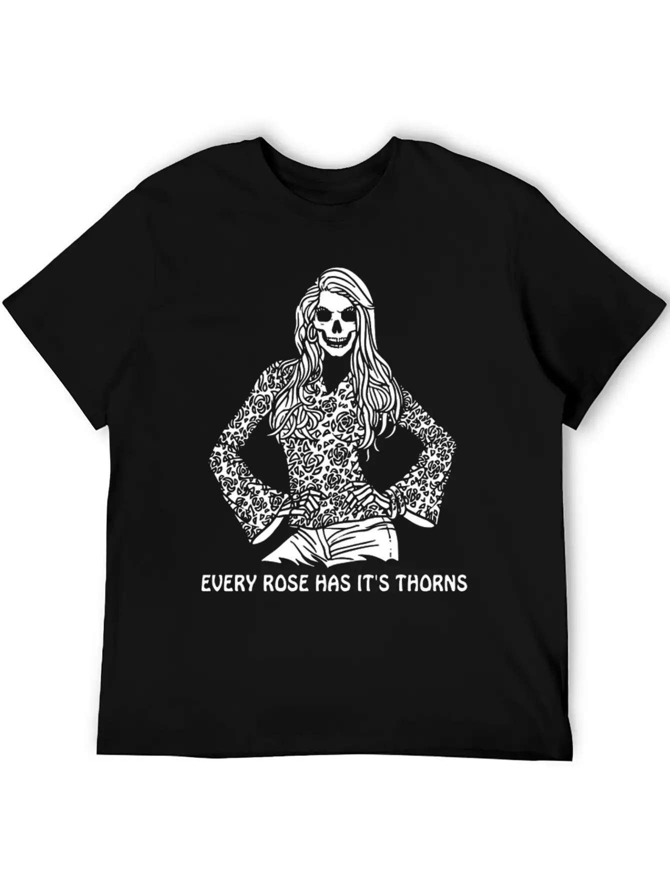 EVERY ROSE HAS THORNS Stylish Everyday T-Shirt – Unisex Basic Cotton Tee