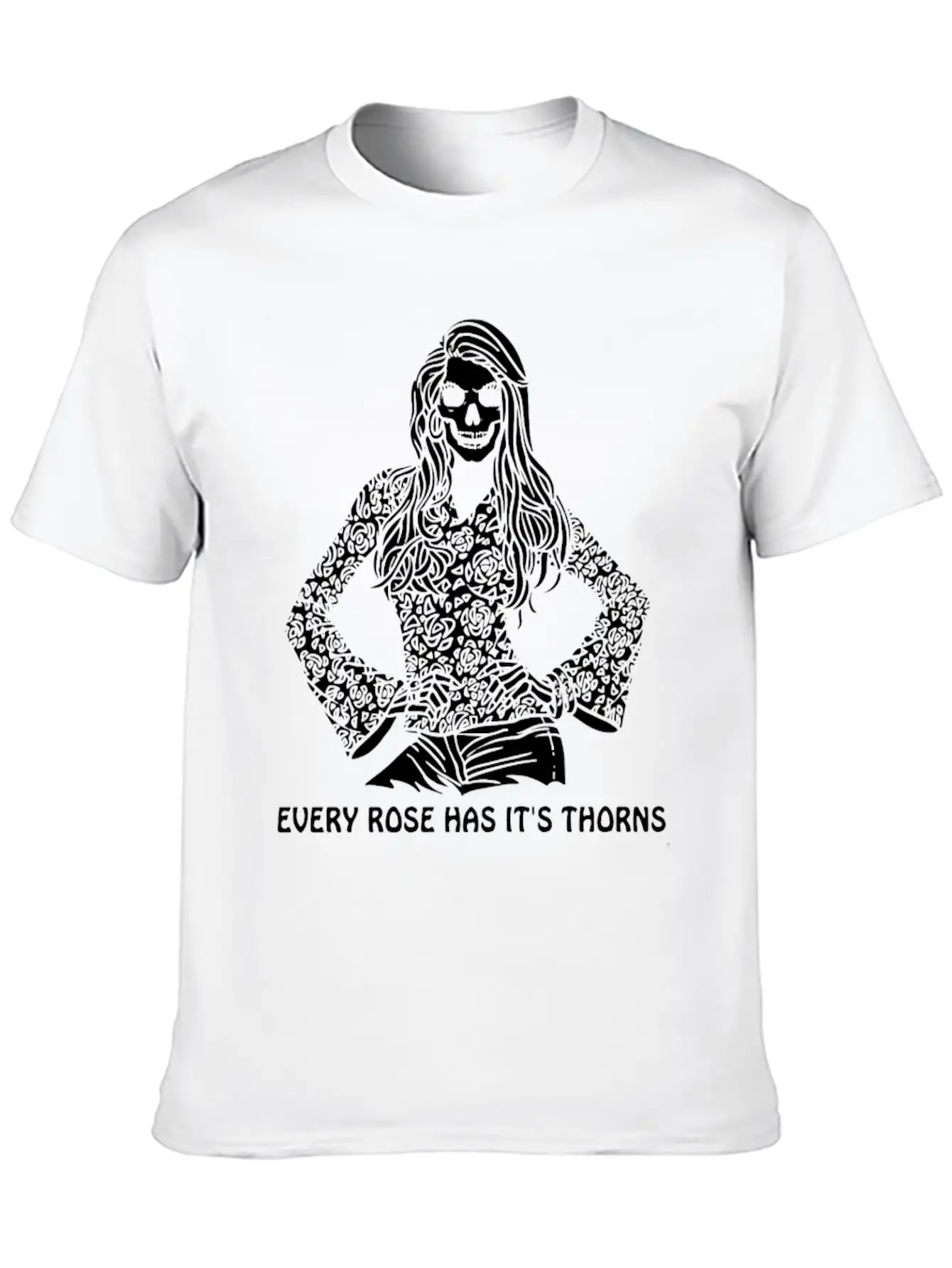 EVERY ROSE HAS THORNS Stylish Everyday T-Shirt – Unisex Basic Cotton Tee