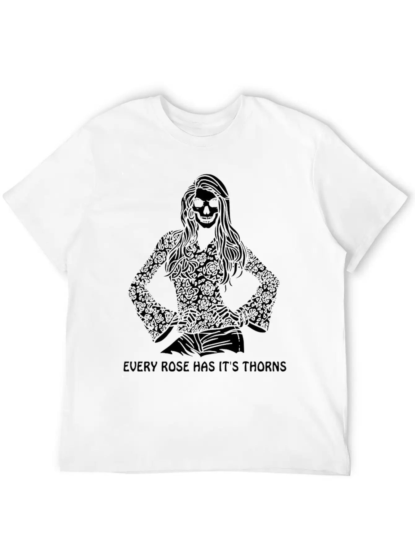 EVERY ROSE HAS THORNS Stylish Everyday T-Shirt – Unisex Basic Cotton Tee