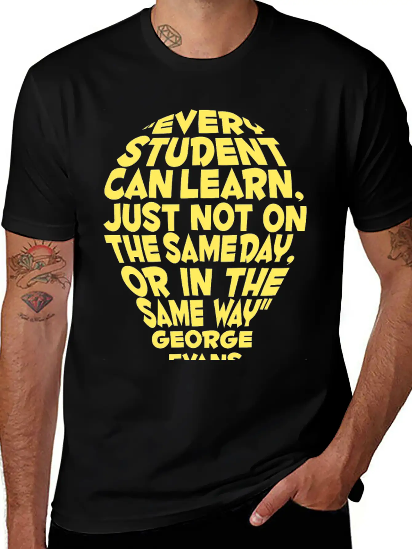 Every Student Can Learn... Comfortable Minimalist Graphic Tee – Summer Style Essential