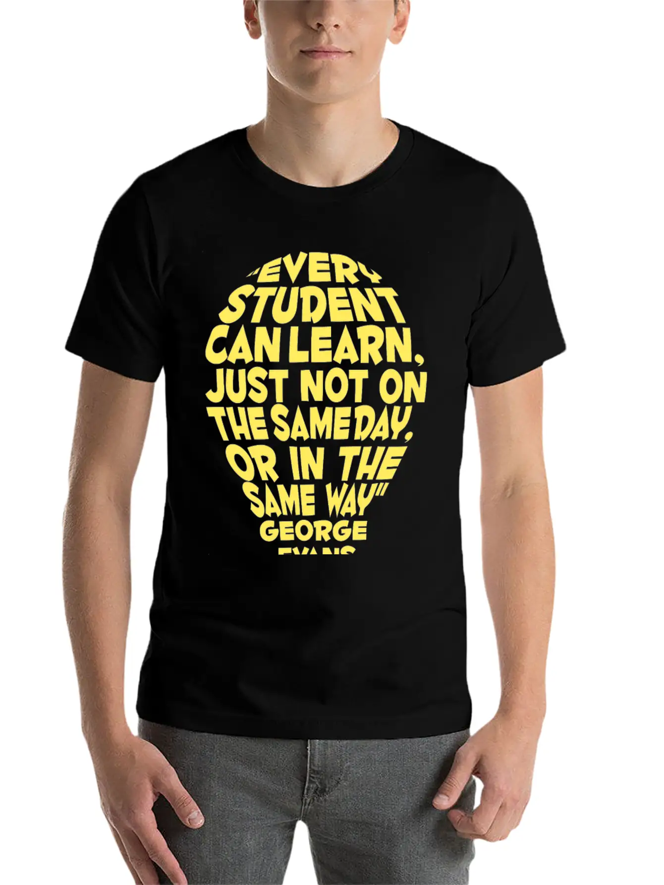 Every Student Can Learn... Comfortable Minimalist Graphic Tee – Summer Style Essential