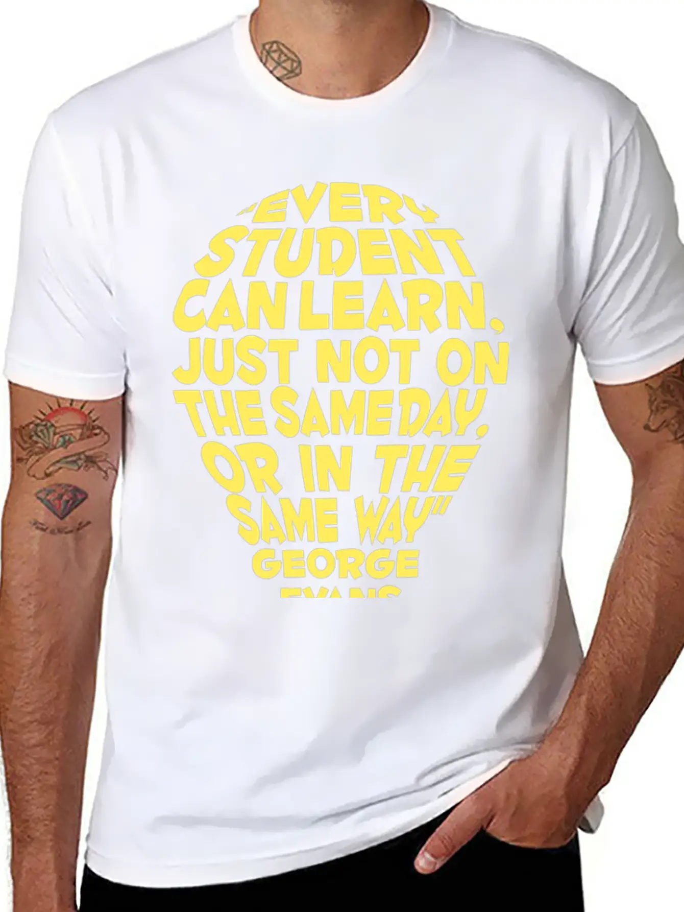 Every Student Can Learn... Comfortable Minimalist Graphic Tee – Summer Style Essential